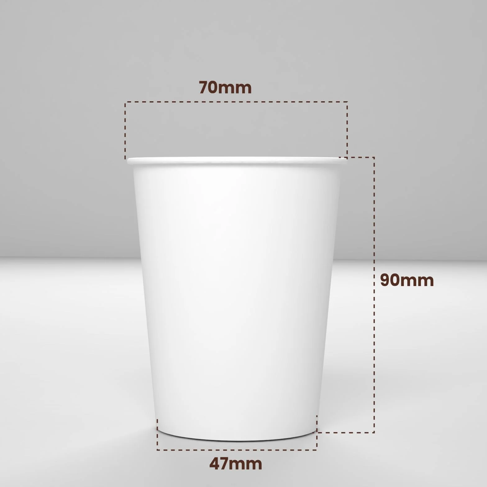 Baciato Caffè 1000 Bicchieri in Carta 200ml Ecologici Biodegradabili Monouso Bianchi