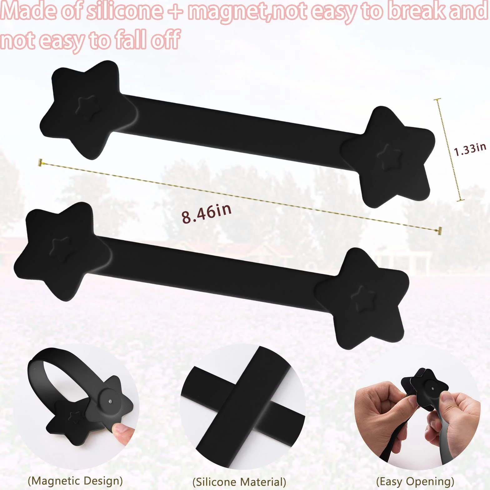 2 clip cappello da viaggio, clip per cappello da viaggio, clip porta cappello, clip magnetica per cappello da viaggio in borsa, portatile, accessorio per bambini e adulti (nero)