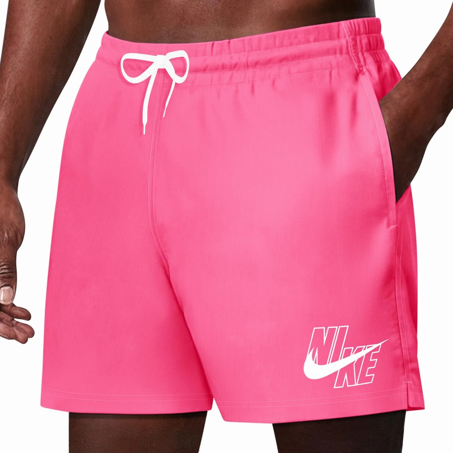 Nike Nike Swim Breaker Swim Logo 5" Volley Short Pink Glow Swim Trunks Unisex - Adulto