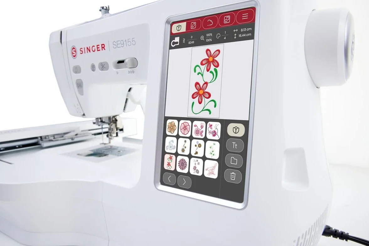 Singer SE9155 Macchina per cucire e ricamare con software gold