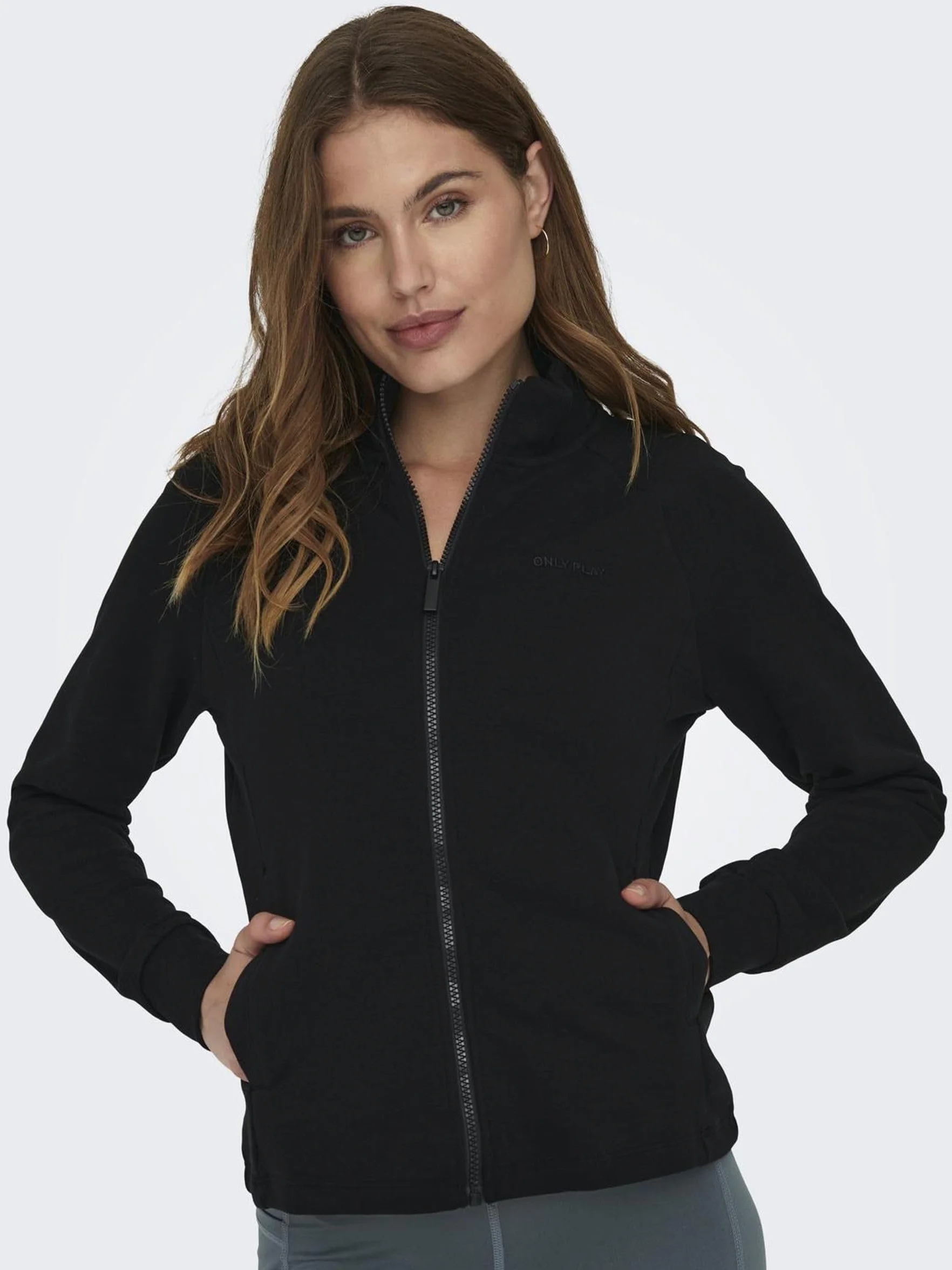ONPMELINA LS HN Zip Swt Nero L