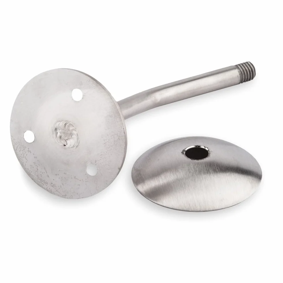 Barra per Balletto in Frassino incl. 2 Supporti in Acciaio Inox con 15 cm di Distanza dalla Parete