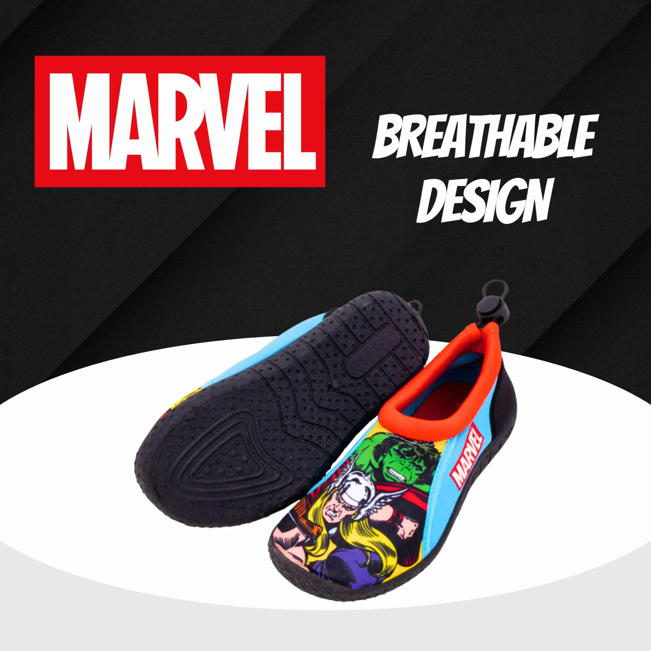 Marvel Avengers Sandali Acqua Ragazzi Antiscivolo Scarpe Taglie EU 24-34