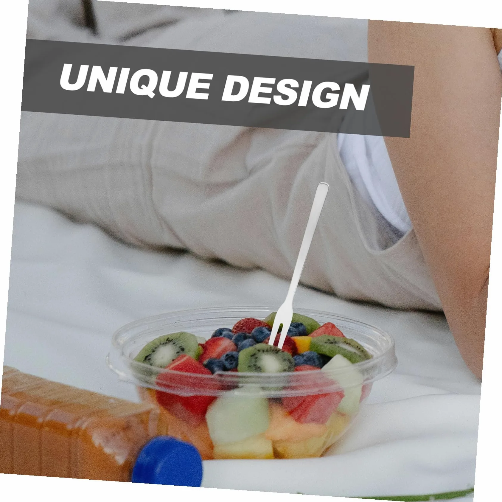 Anneome 8 pezzi Forchettine Piccole in Acciaio Inox per Dessert e Frutta Design Ergonomico Resistente per Antipasti e Insalate