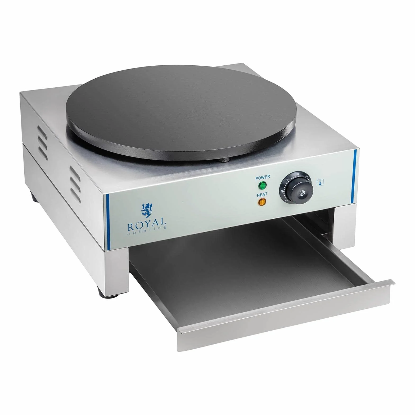 Royal Catering RCEC-3000-E Crepiera elettrica diametro 40 cm