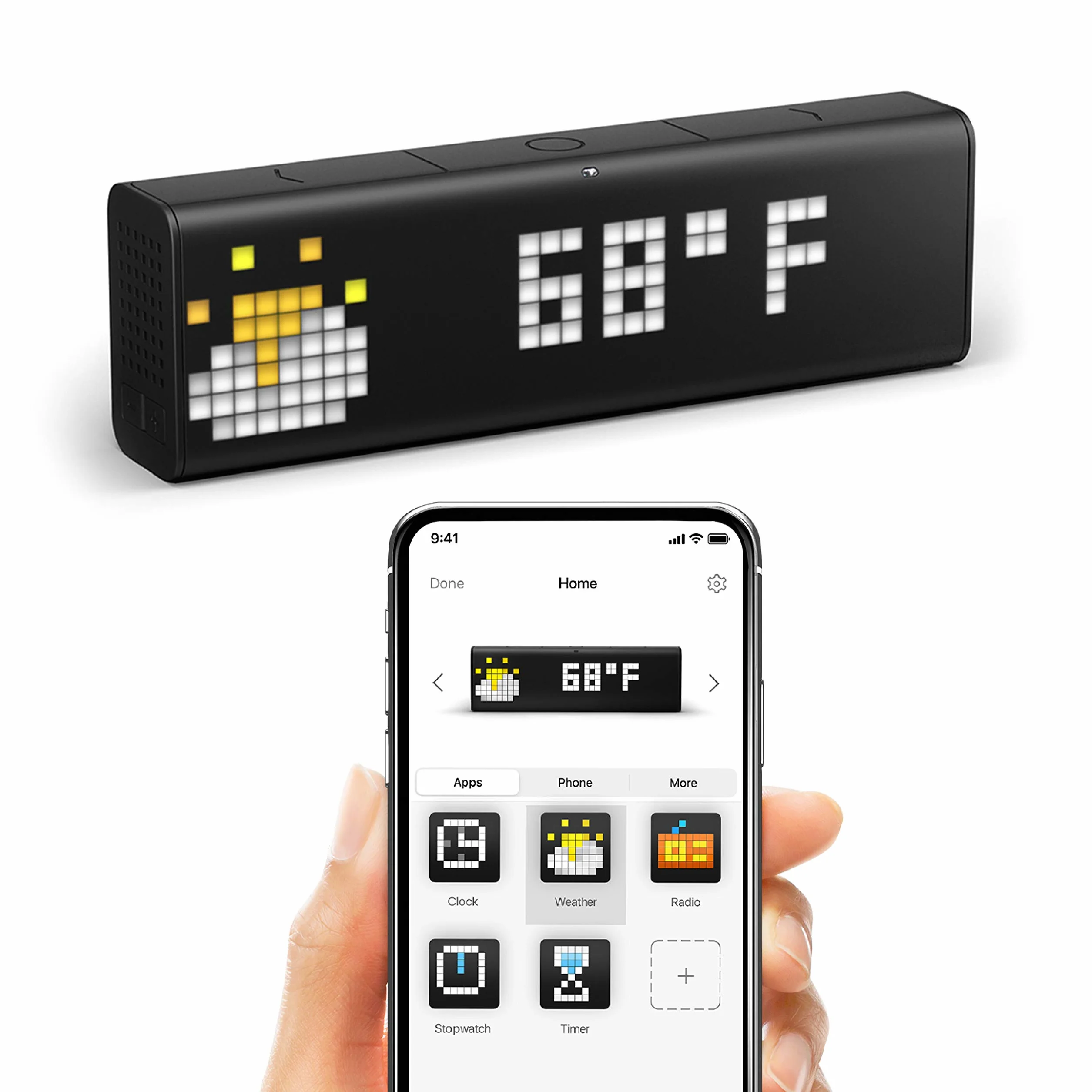 LaMetric Time - Orologio Wi-Fi con App