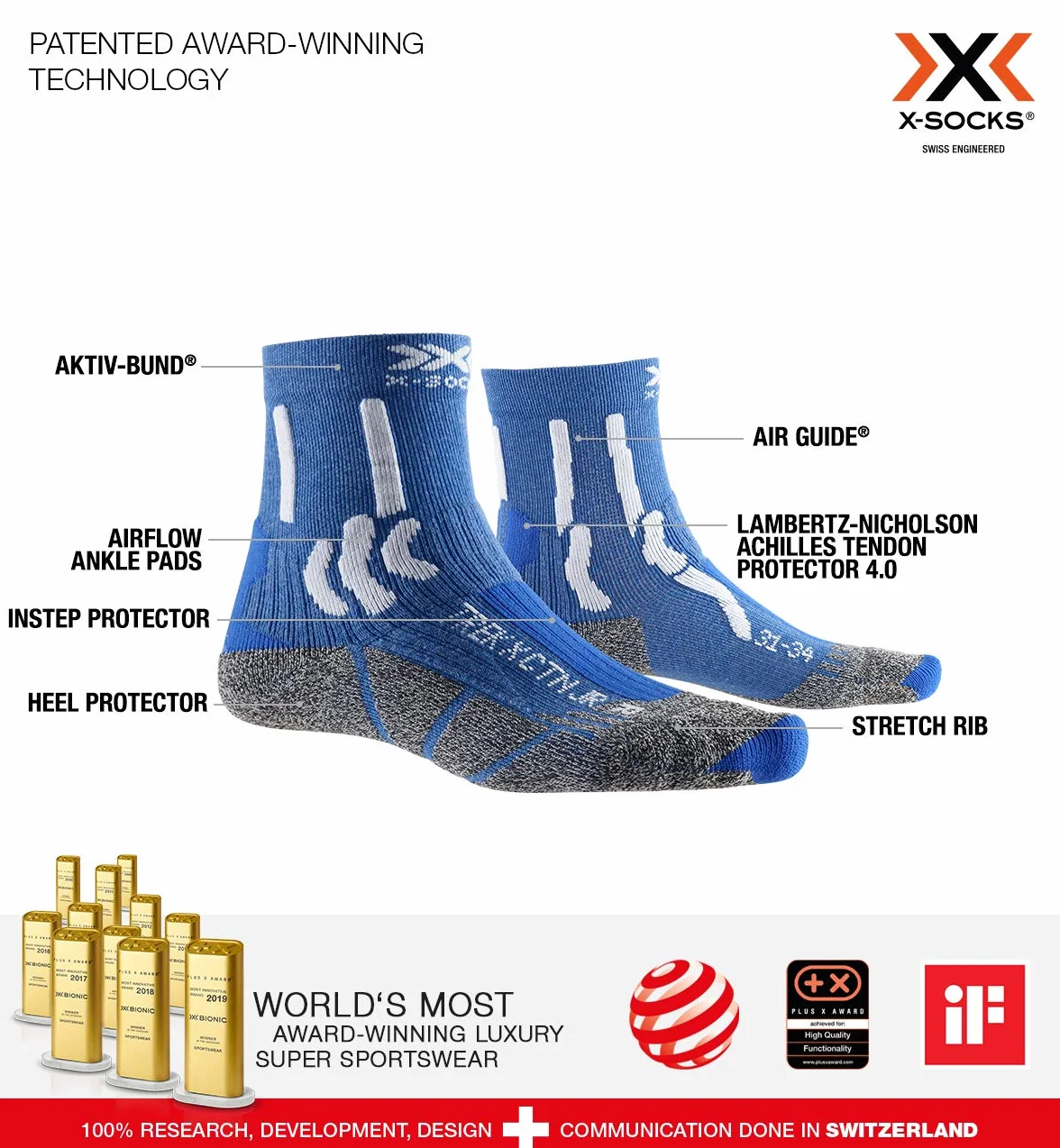 X-Socks Trek X Cotton Junior