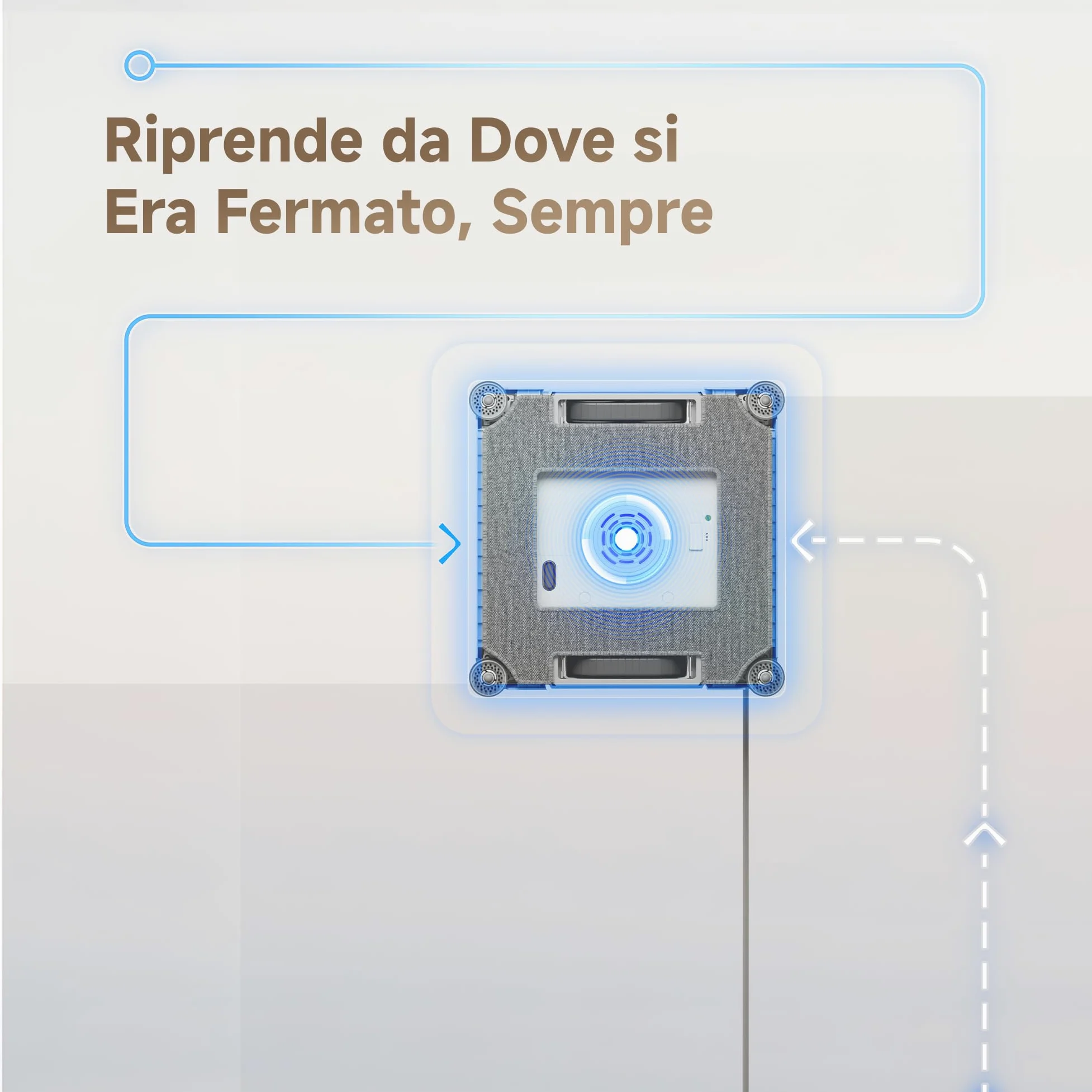 DREAME C1 Robot Lavavetri Intelligente, Aspirazione 5500Pa, Protezione Totale, Pulizia Angoli CornerClean, Doppio Spruzzo, Lavaggio Umido Profondo, Copertura Completa Superfici