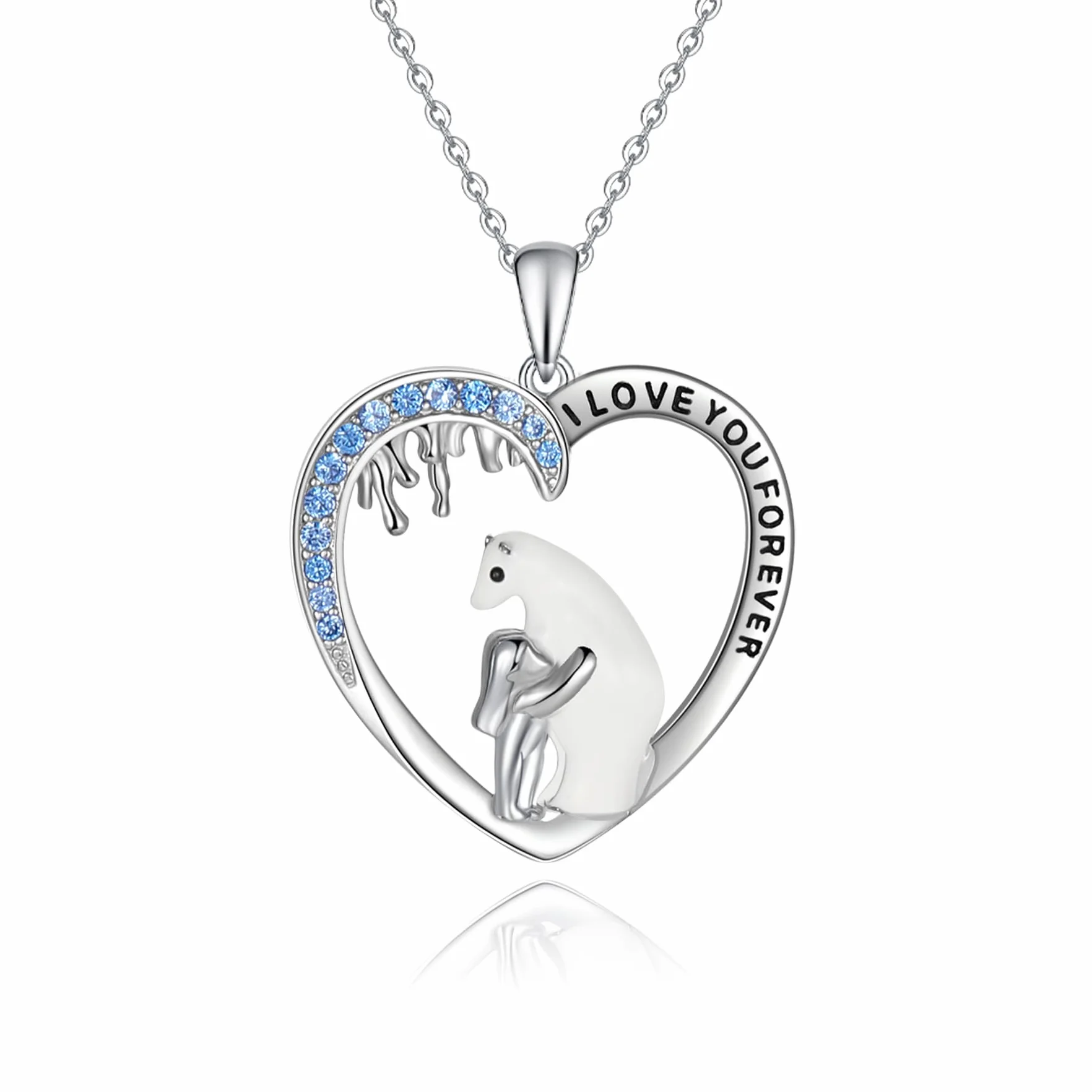 Collana Argento Sterling 925 Ciondolo Animale Carino Regali Per Donne