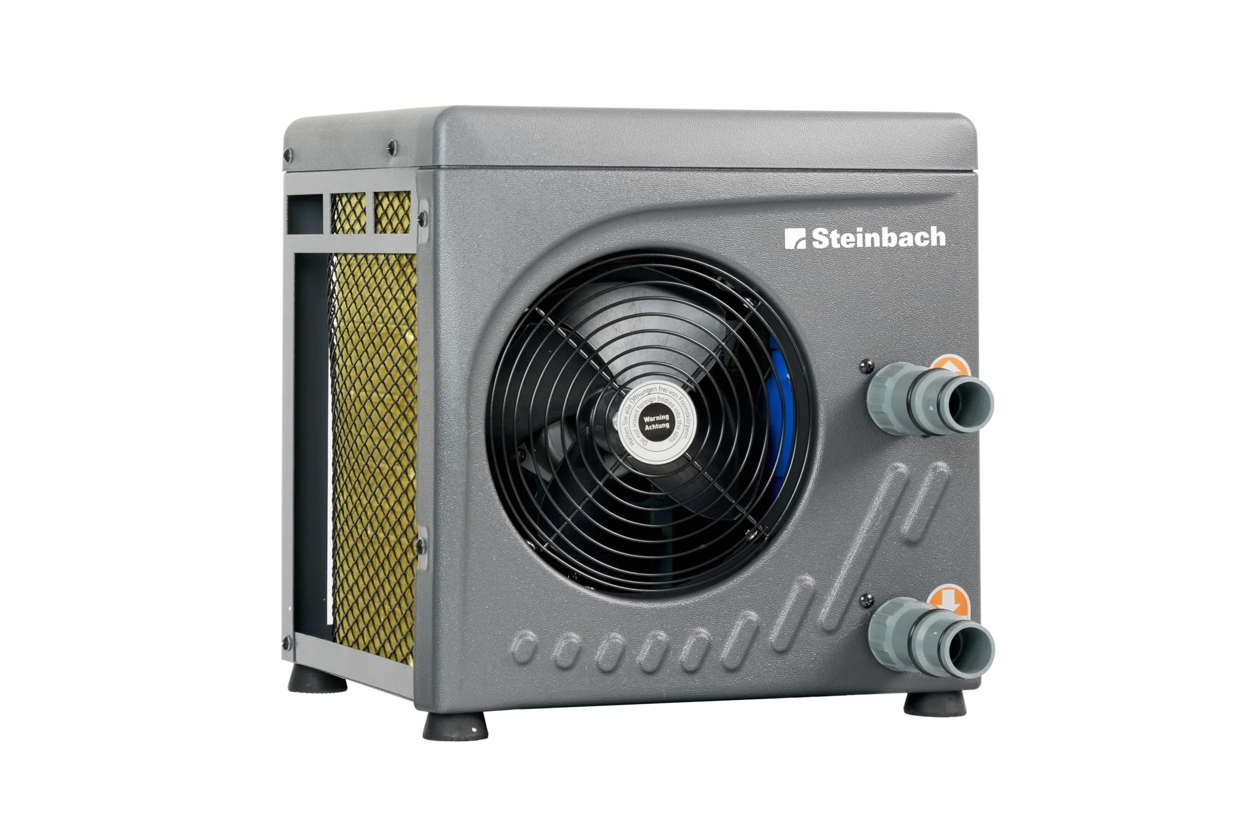 Steinbach Pompa di Calore Startis Mini - 049275Z - Pompa di Calore Automatica per Piscine Fino a 20.000 L - Display LED e sensore di Flusso Integrato - Funzionamento Ecologico ed efficiente