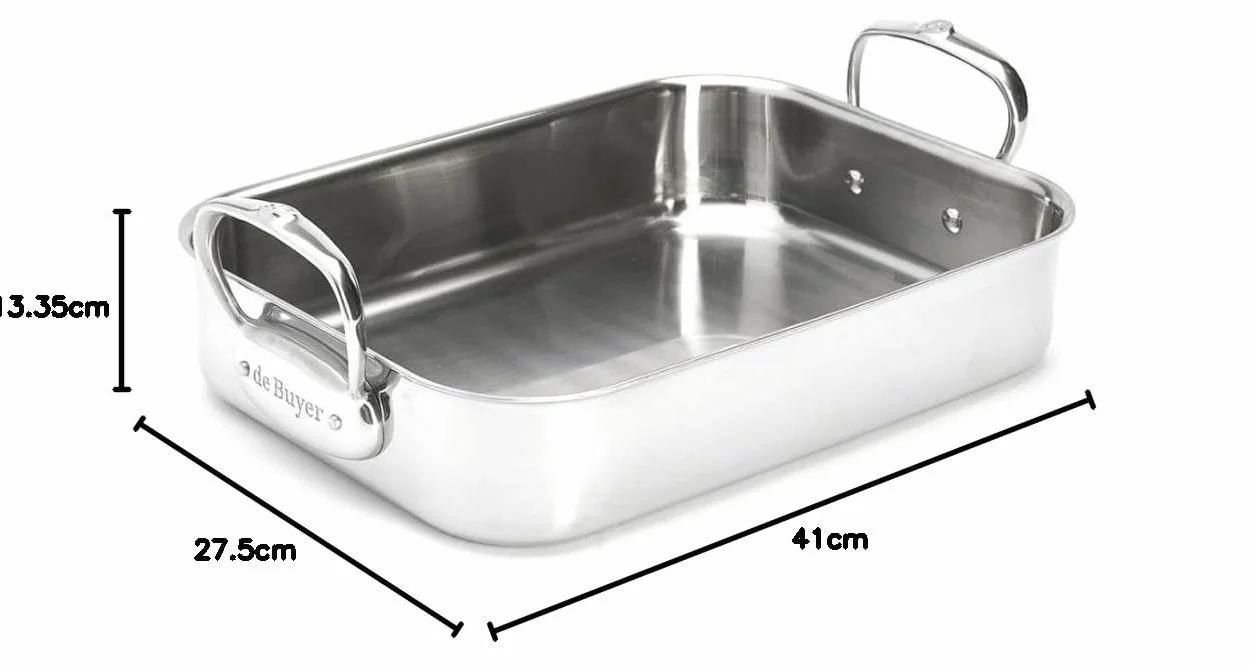 DE BUYER Affinity Casserole Stainless Steel 35X25 CM