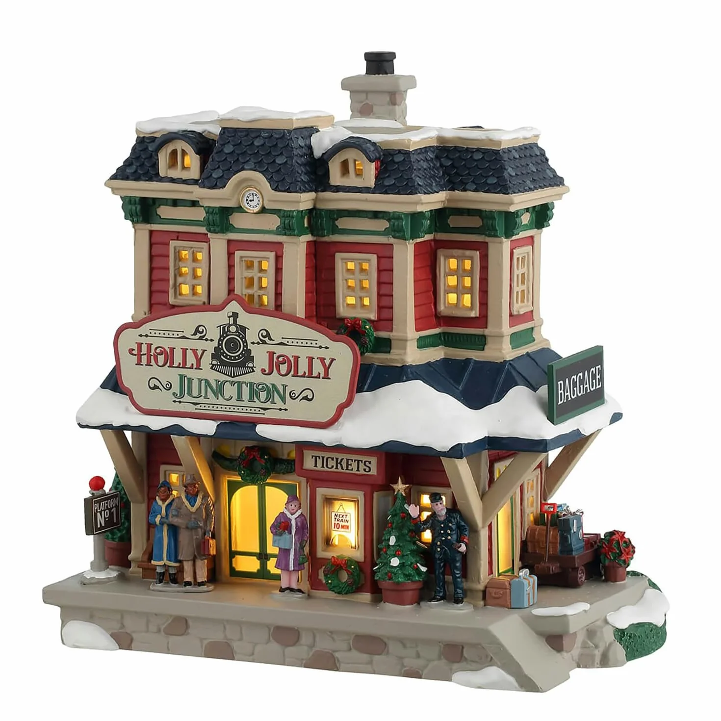 Lemax Holly Jolly Junction, edifici illuminati