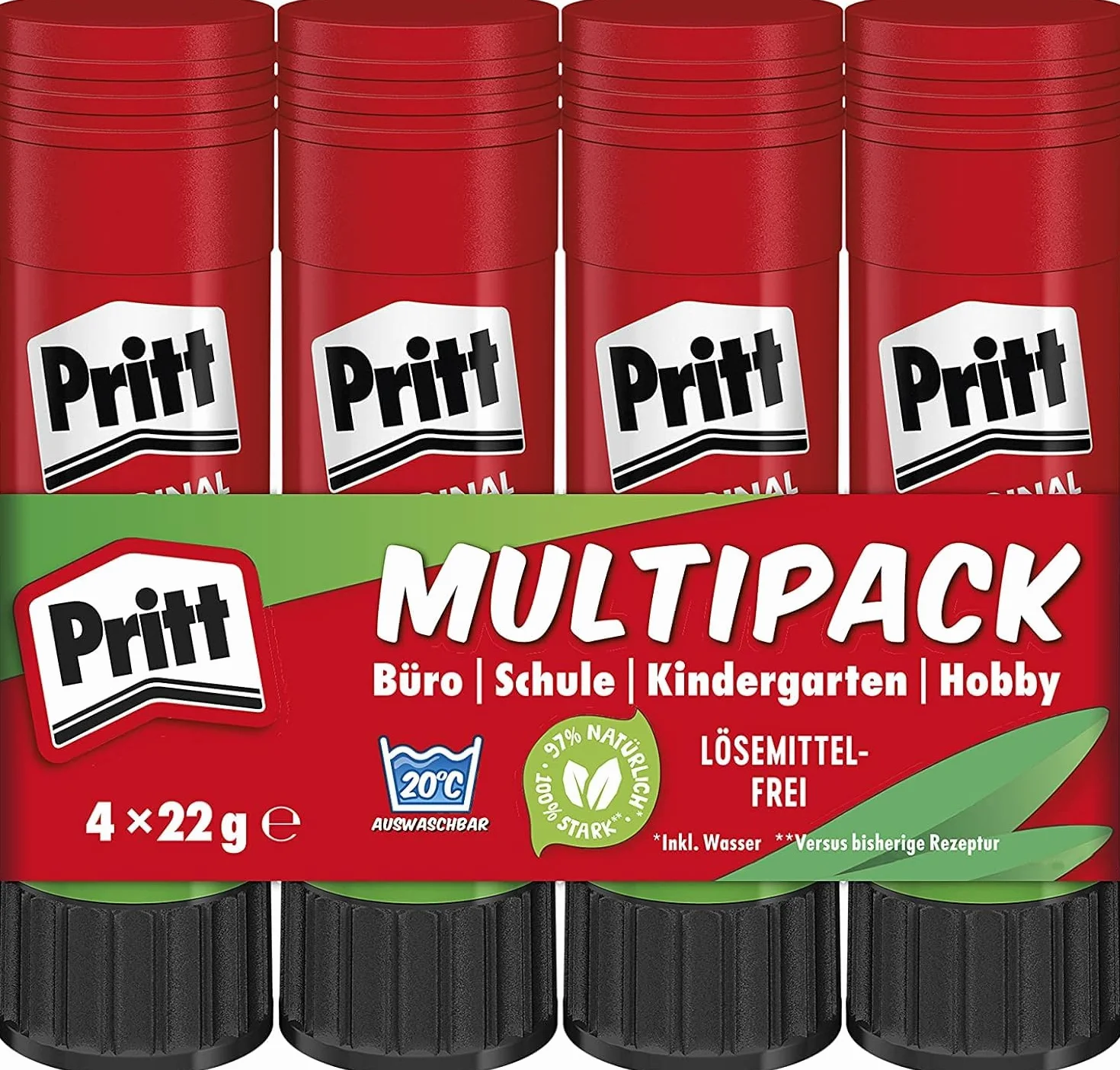 Pritt Penna adesiva colla per bambini arte artigianato scolastico ufficio 4x22g