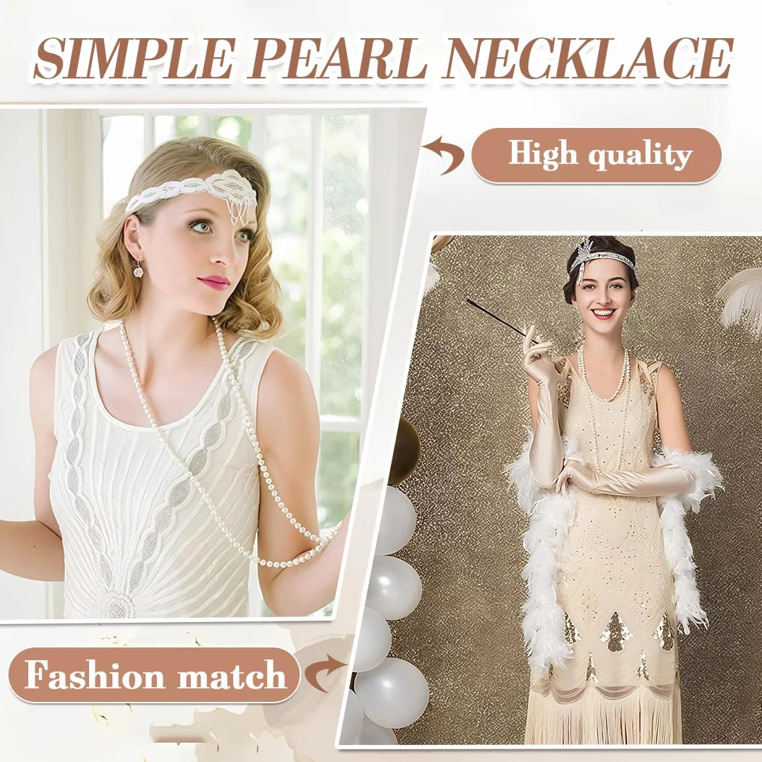 1920 Collier de Perles, tendance de style