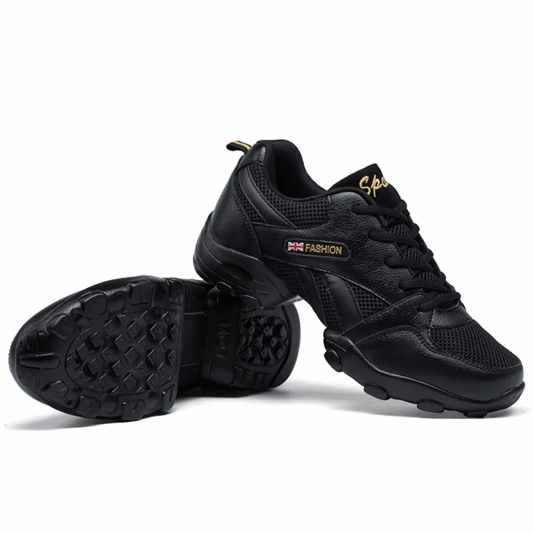 Scarpe da Ballo Latino Uomo Pelle Classiche Danza Sneaker Sala Jazz