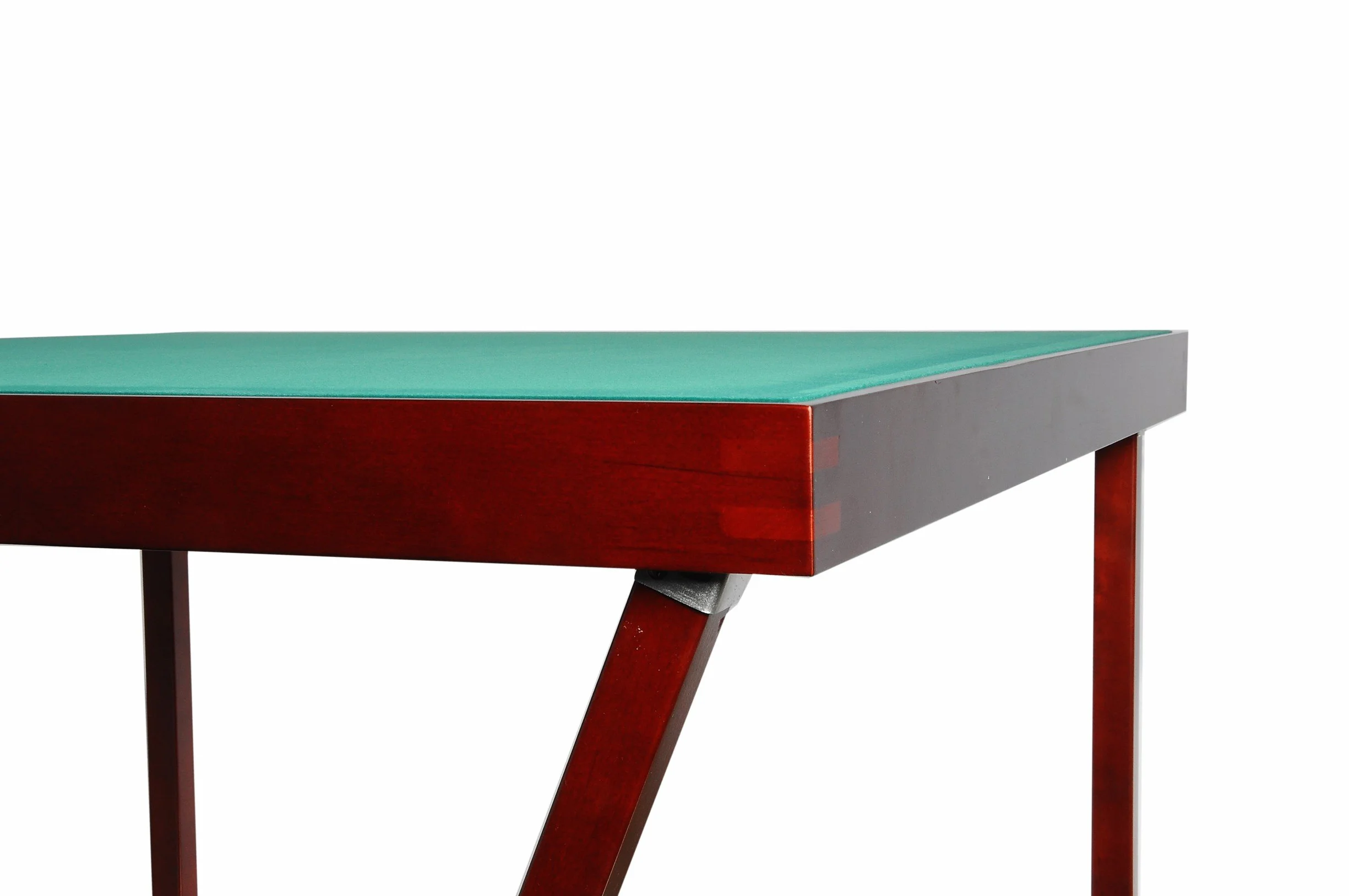 Engelhart - 390503 - Tavolo da Gioco in Legno Pieghevole per Bridge/Poker - Piano da Gioco in Feltro (79 cm x 79 cm)