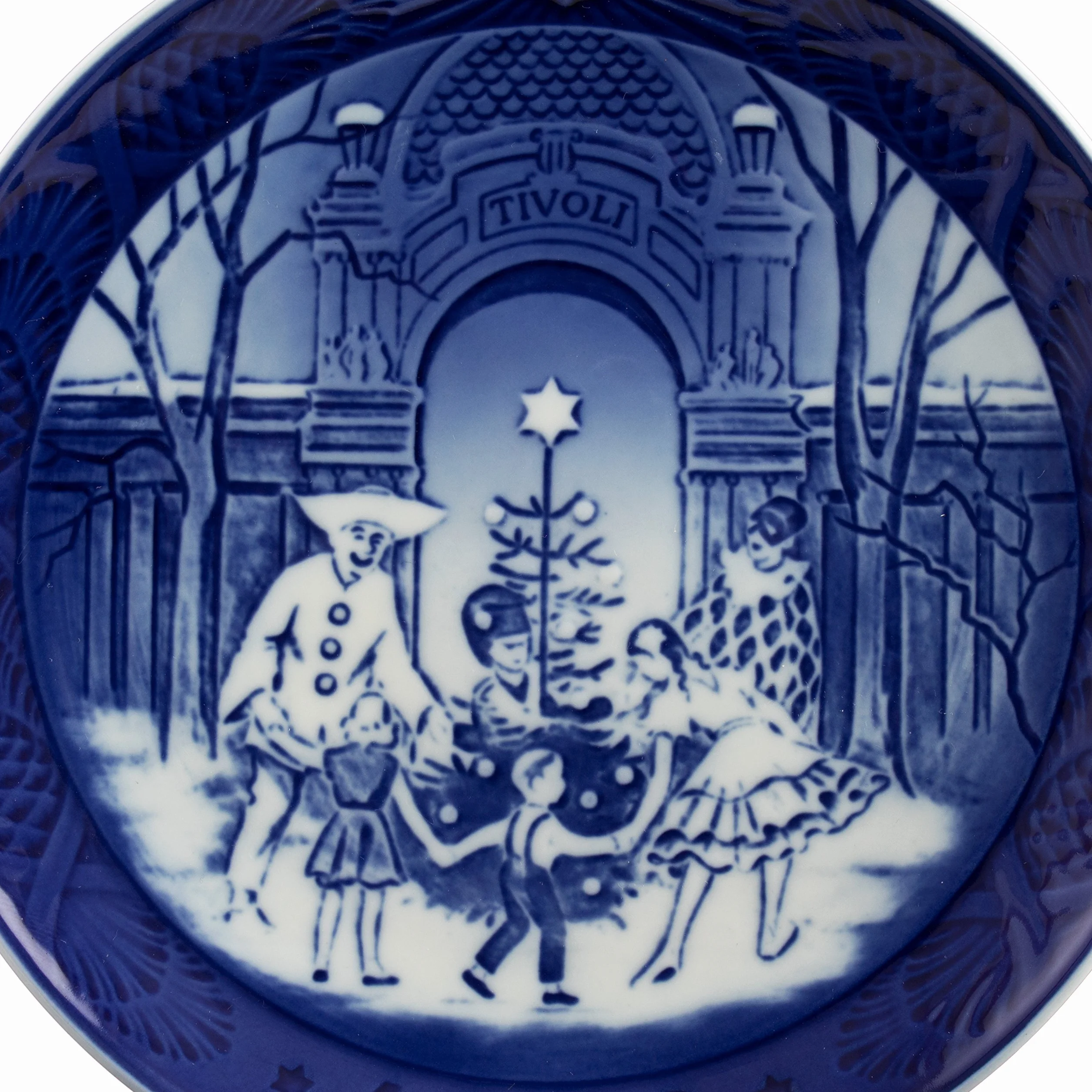 ROYAL COPENHAGEN Piatto di Natale 1990 Porcellana Prima Scelta