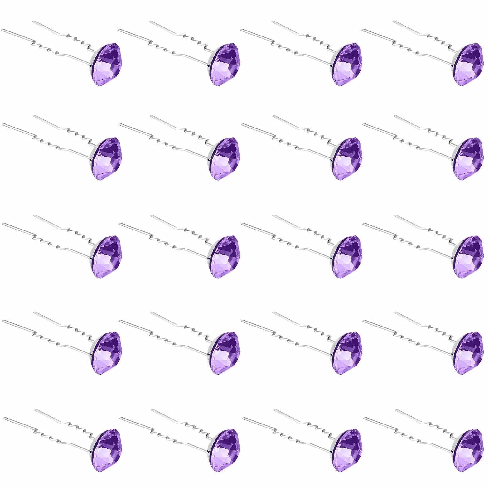 Forcine Capelli Strass in Cristallo per Matrimonio Donne Gioielli Accessori da Sposa 20 Pezzi