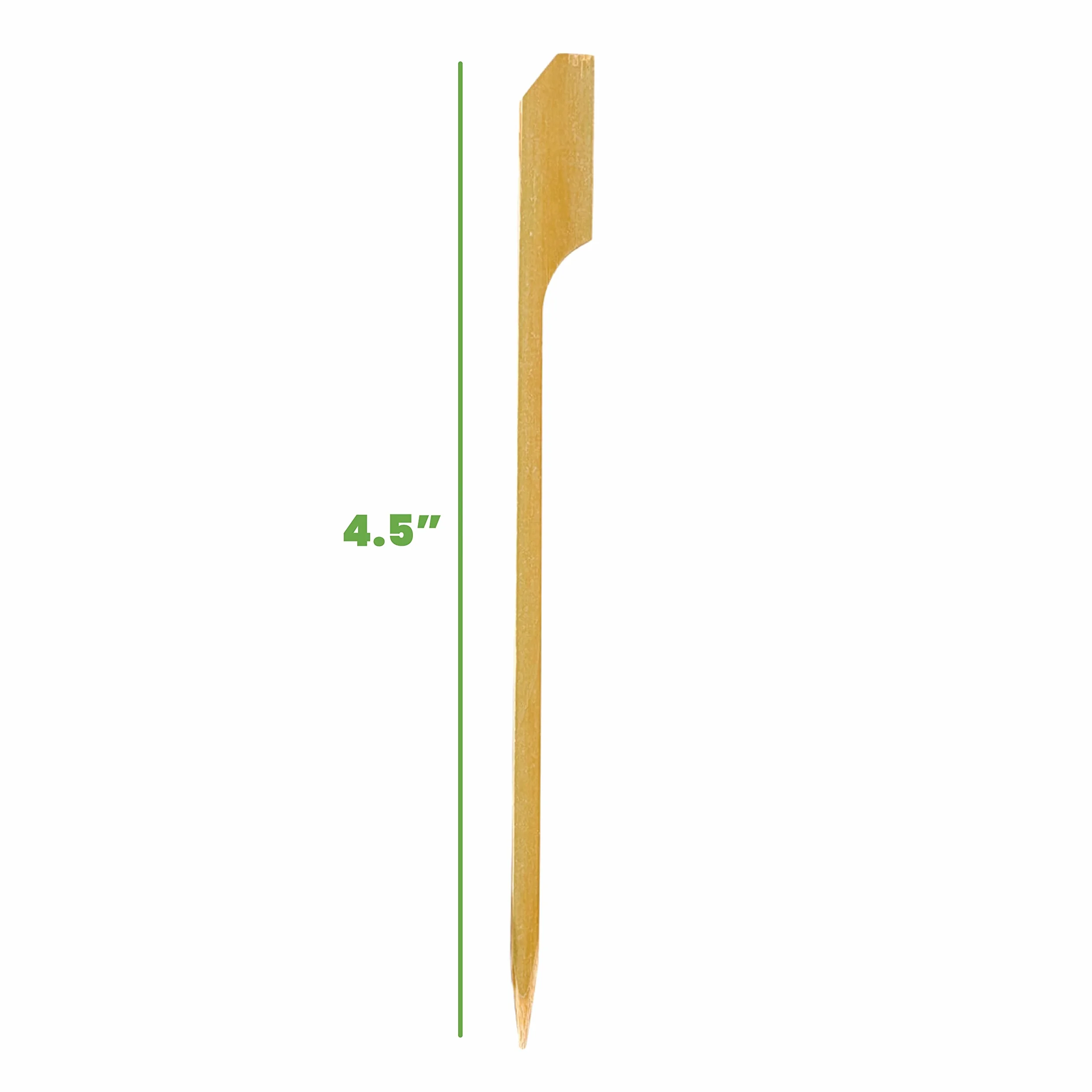 Spiedini in legno di bambù 10 cm 100 pezzi per cocktail e grigliate