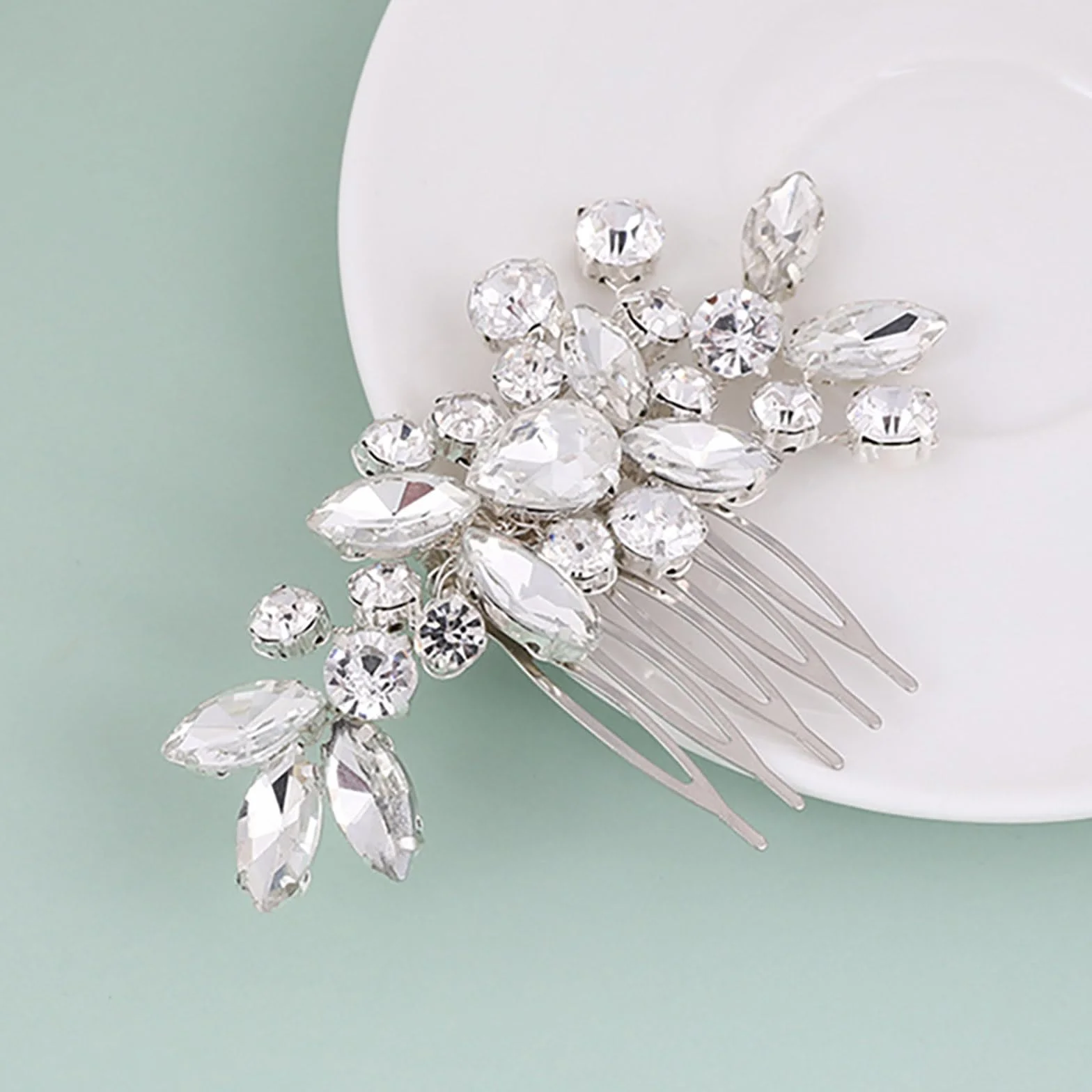 Fermaglio per capelli da sposa accessorio per donne e ragazze