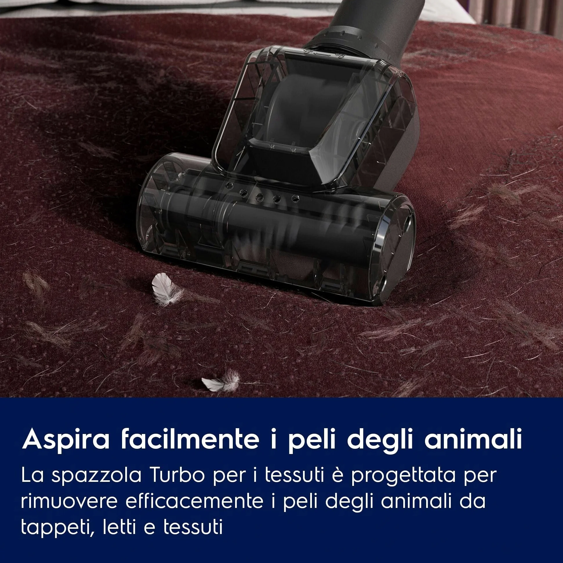 Electrolux Animal 500 Aspirapolvere a Traino Senza Sacco, EL51A2UG, Spazzola Turbo per Peli di Animali, Tecnologia ciclonica, Capacitá 2 Litri, Filtro HEPA, 78 dB(A), Grigio