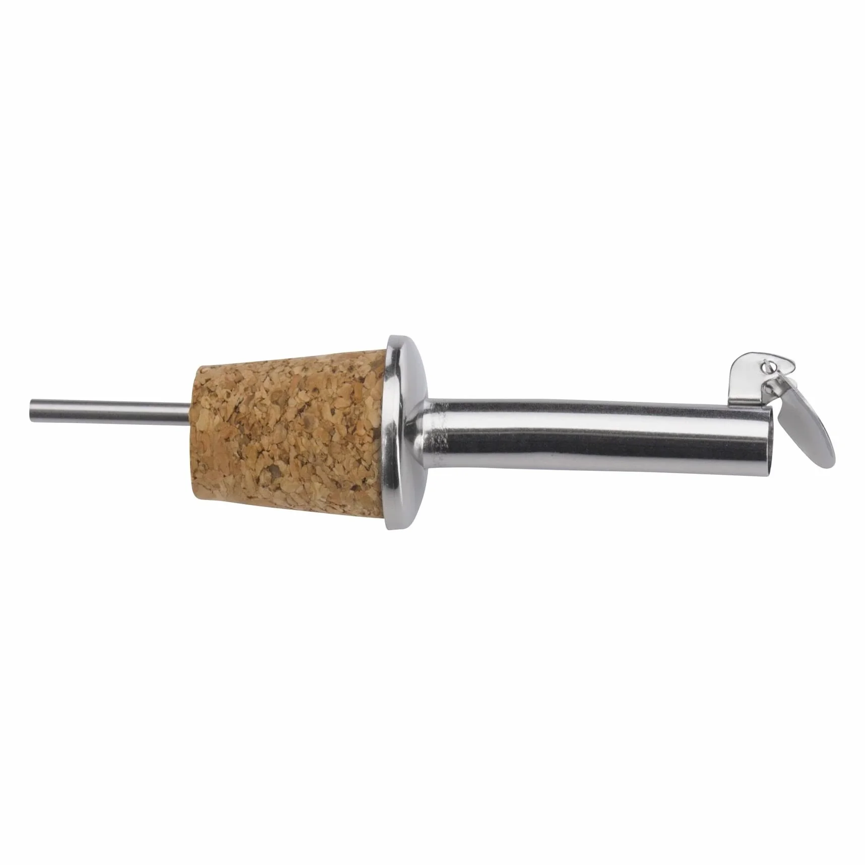 Westmark 2 Beccucci per Bottiglie di Liquori, Olio e Aceto, Acciaio Inossidabile, Argento