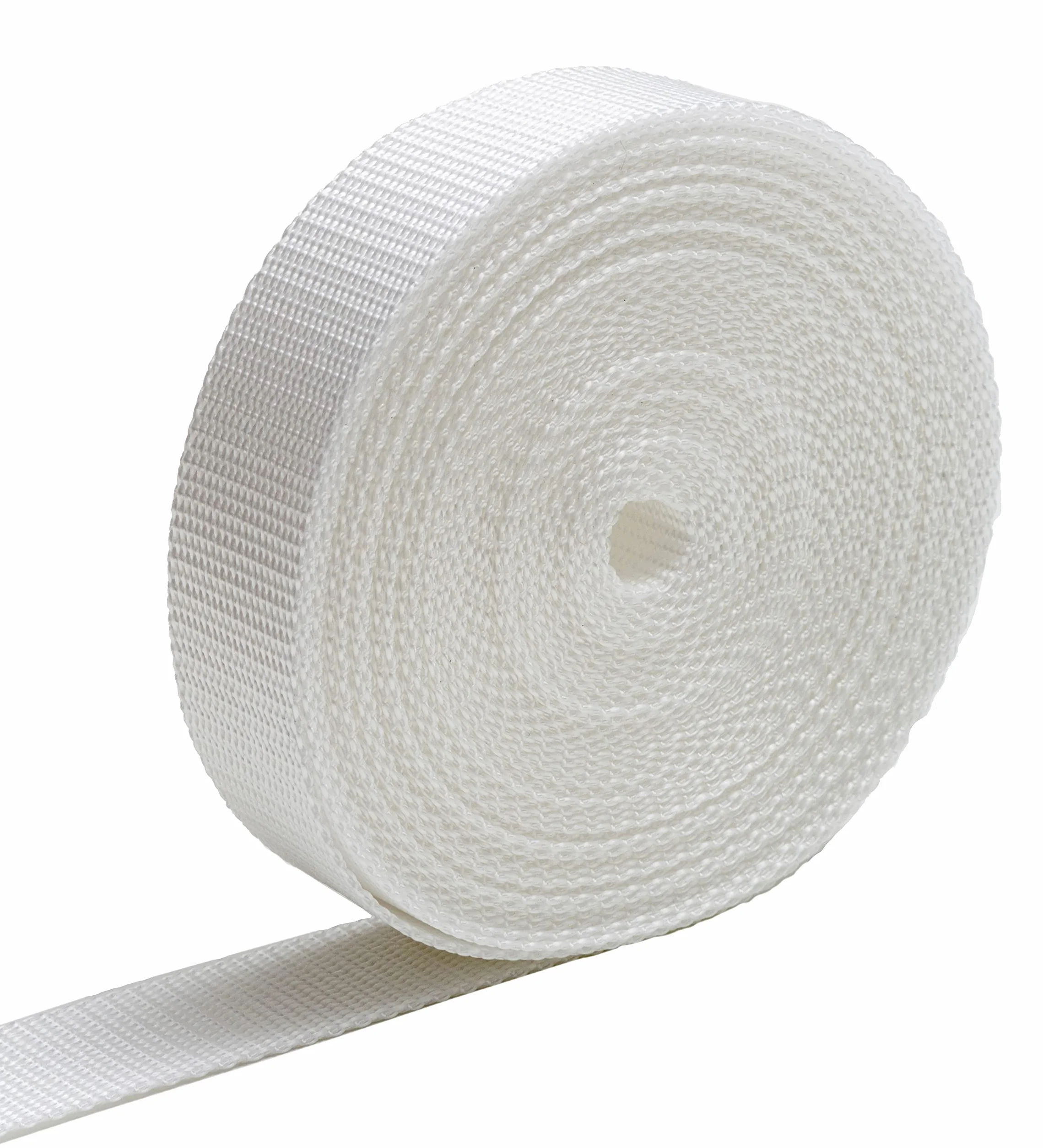IPEA Cinghia Rigida in Nylon 10 Metri 30 mm Bianco per Zaino e Borse Multiuso