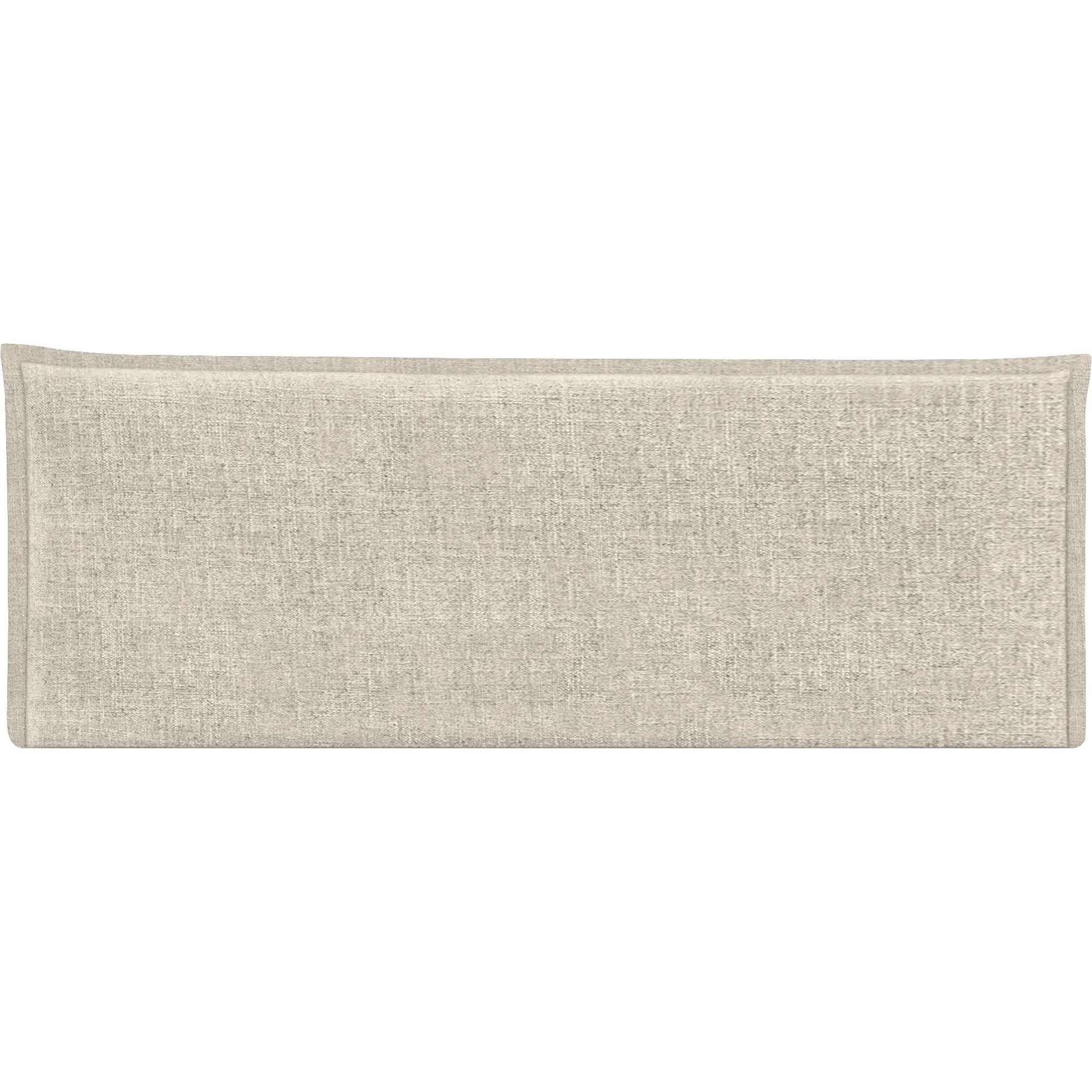 DHOME Testiera in lino naturale con bordo della testiera imbottito Letto moderno TOP TRENDING (Beige, 160cm (Letto 150/160))