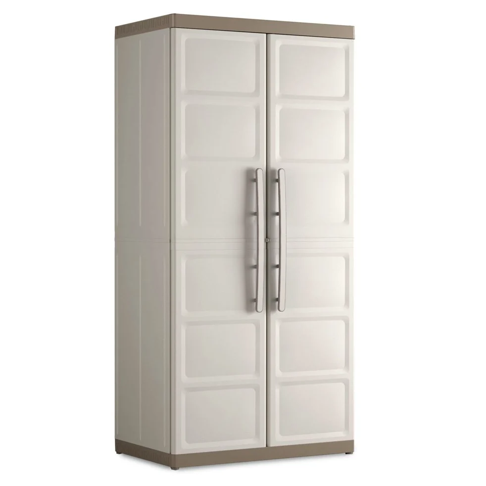 Keter Excellence Armadio per interni ed esterni, colore: beige/sabbia, 89 x 54 x 182 cm