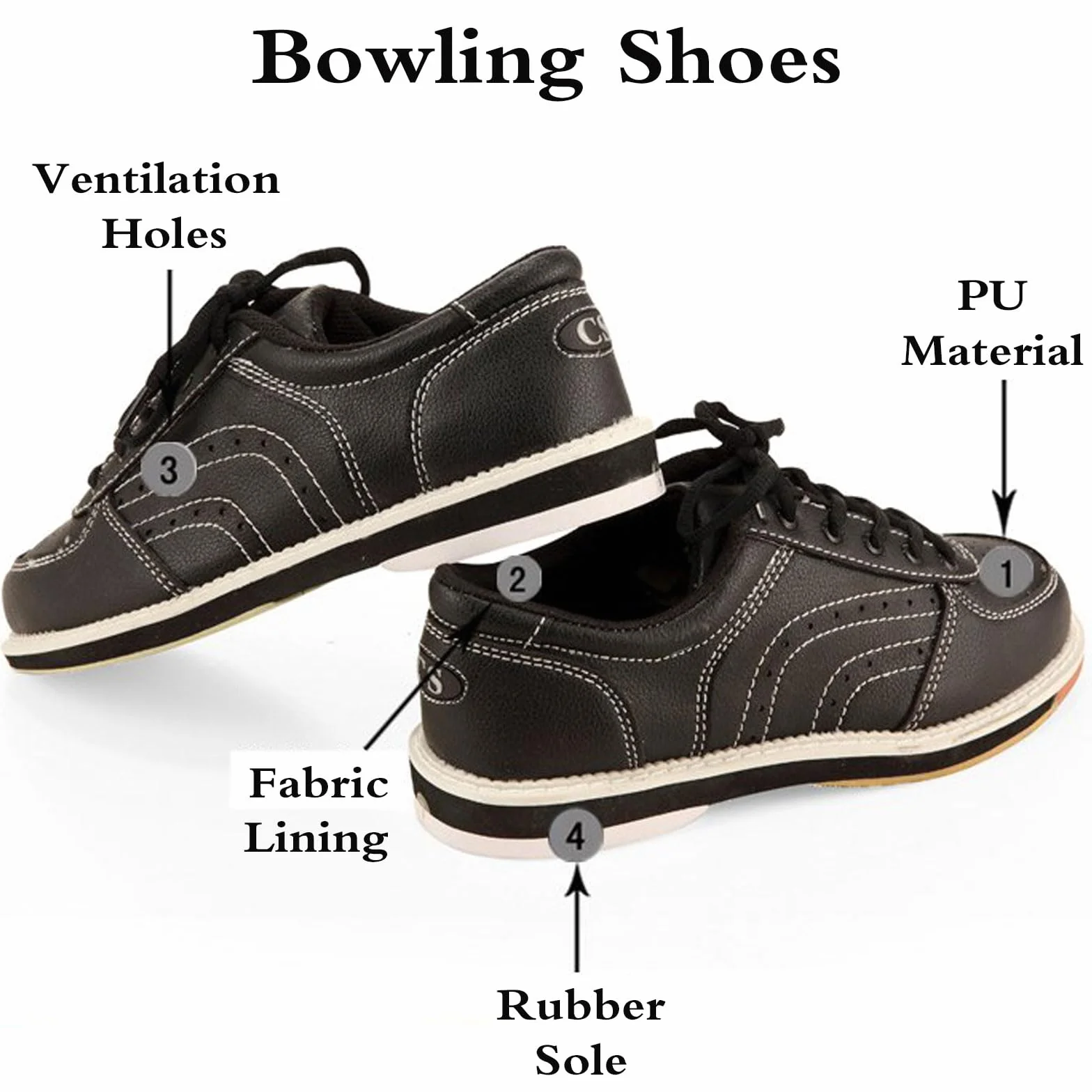 Scarpe da Bowling Sport Uomo Donna Traspirante Destrimani Mancini Allenamento