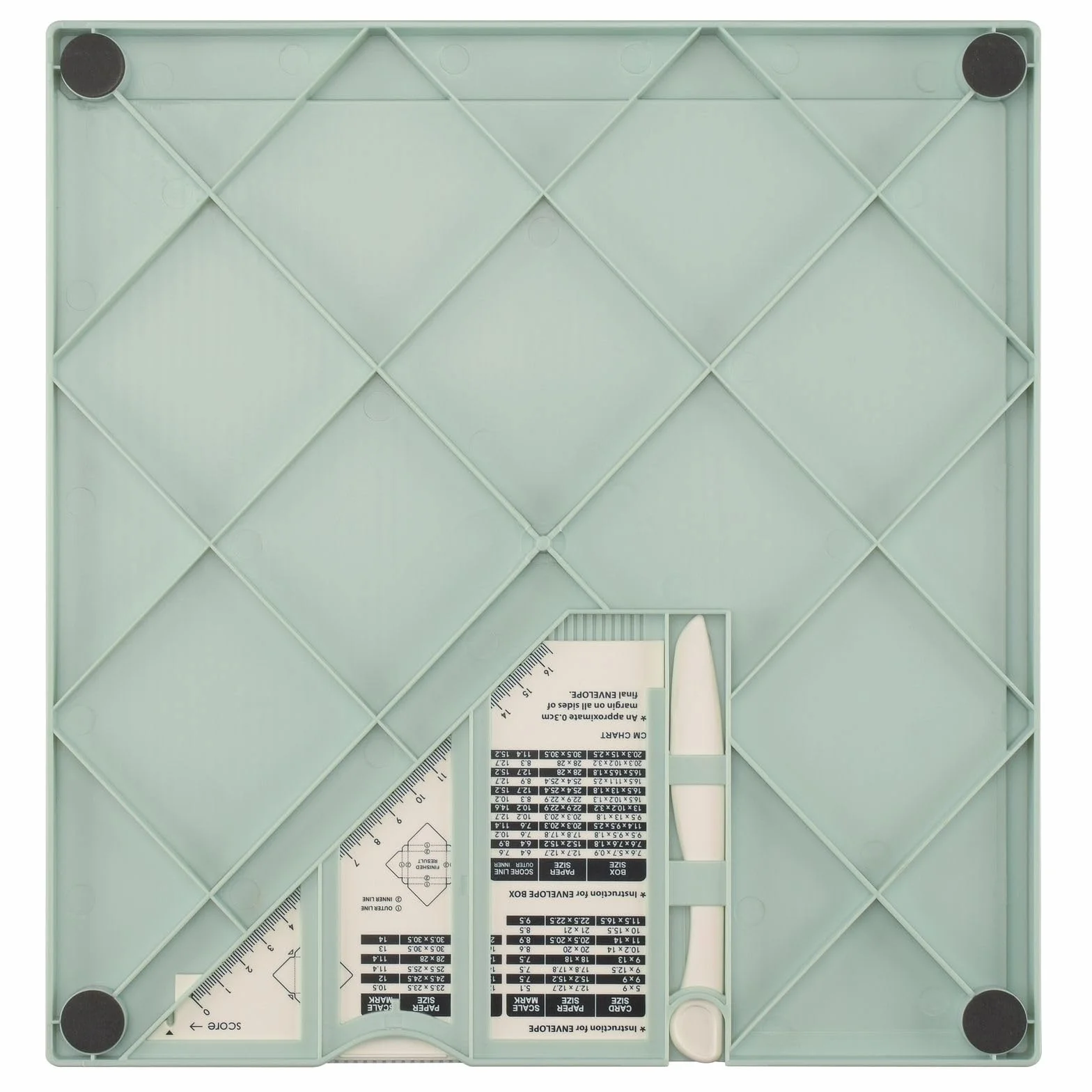 Vaessen Creative Score Easy Tavola di Cordonatura Grande e Versatile Cm Menta