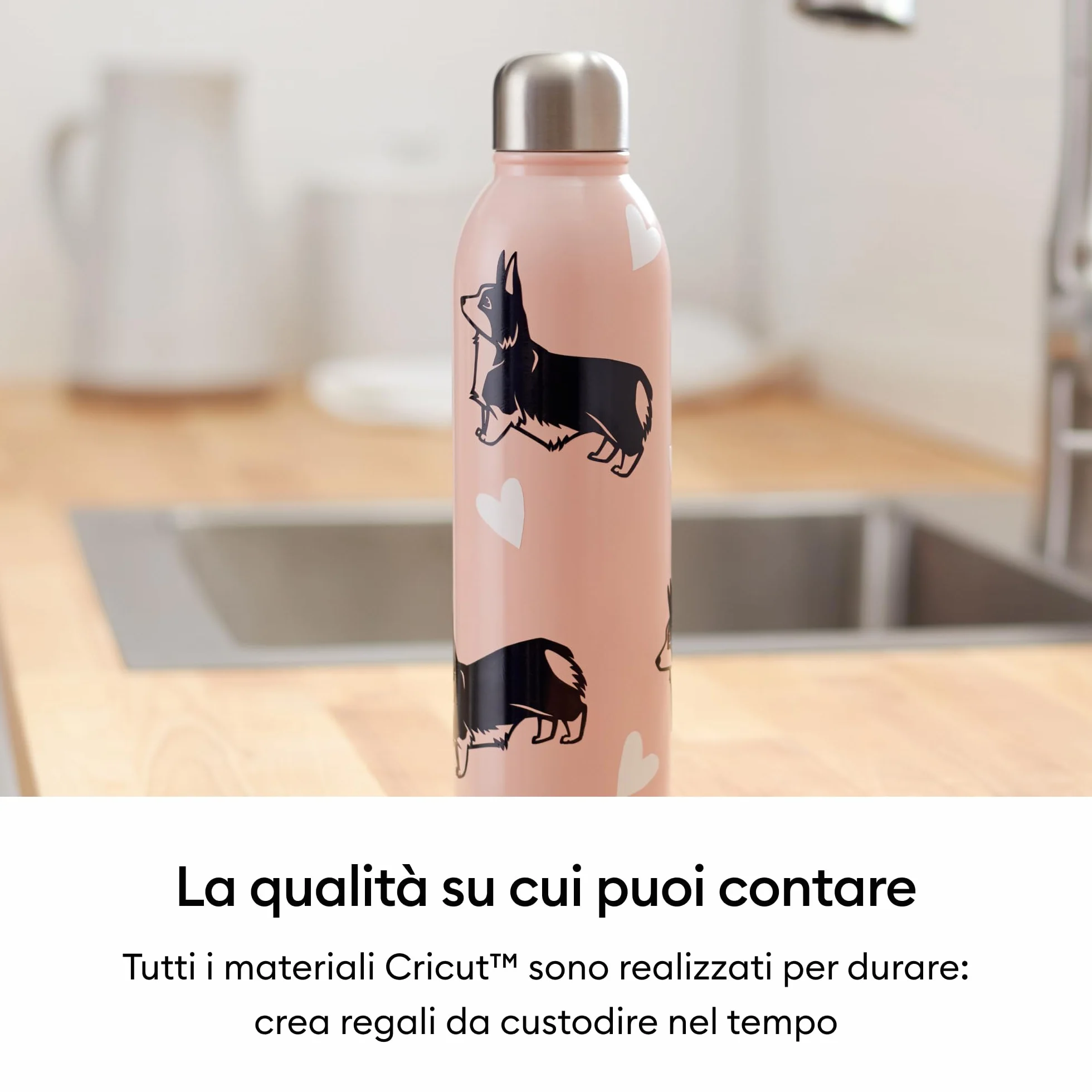 Cricut Smart Vinyl Permanent Joy 14 x 122 cm Argento 1 foglio