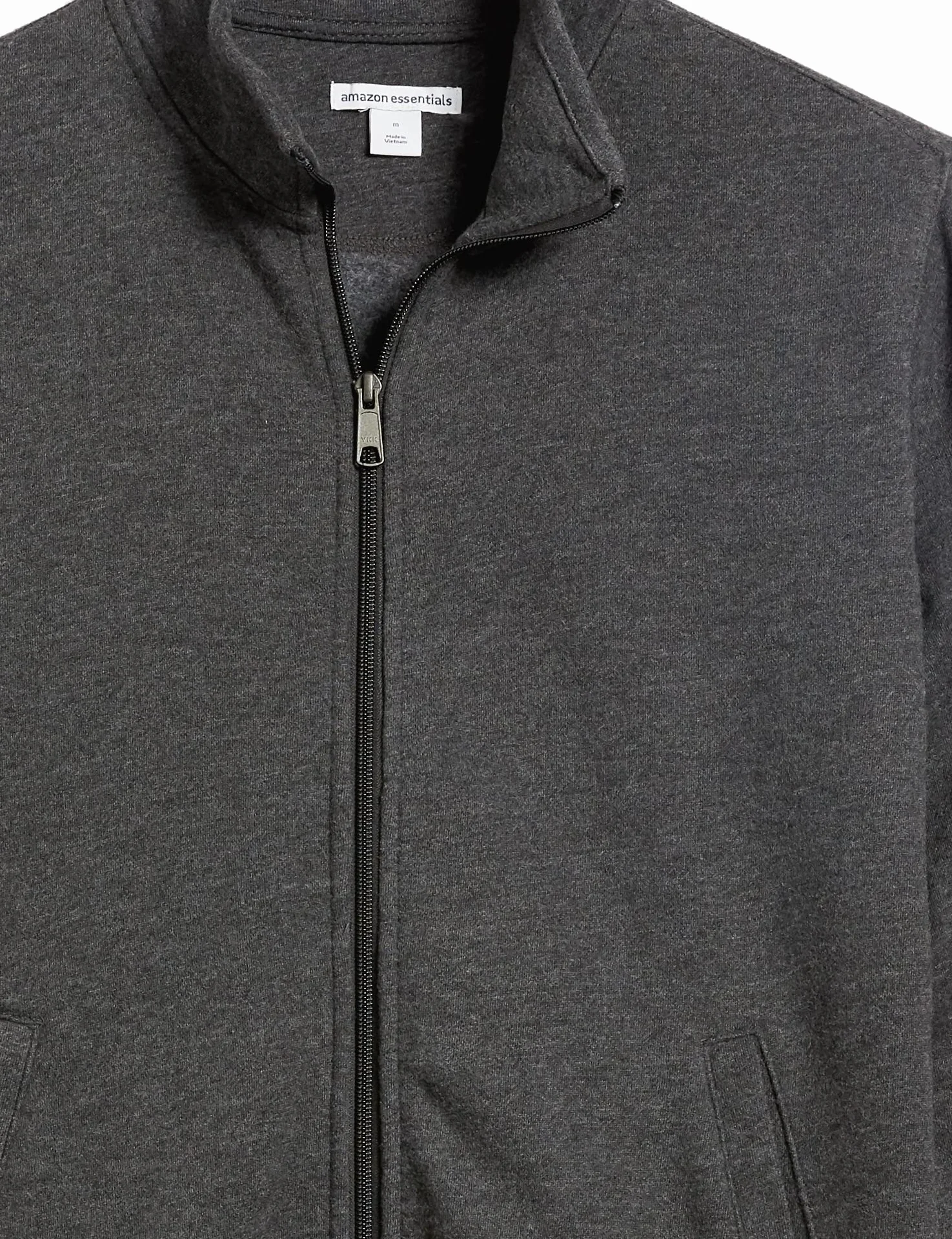 Amazon Essentials Felpa in Pile con Zip e Collo a Lupetto Uomo