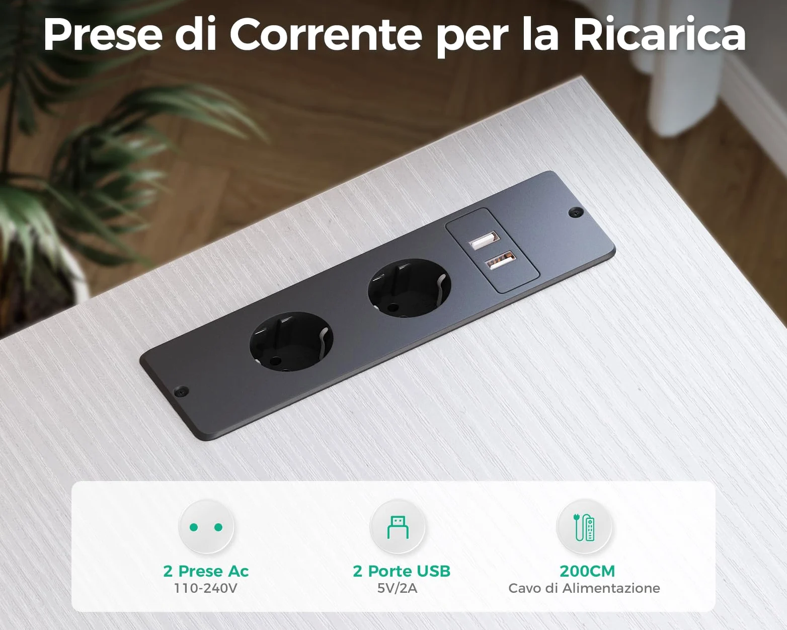 Coleshome Scrivania Angolare con Tessuto Cassetti, 140x80cm Reversibile Scrivania a l con Cassetto Portadocumenti, Scrivania per Computer con Porta di Ricarica USB e Presa di Corrente, Bianco