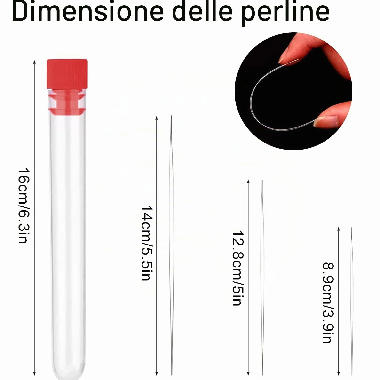 Filo Elastico per Braccialetti 6 Rotoli 0.4 mm, 0.6 mm, 0.8 mm, 1.0 mm