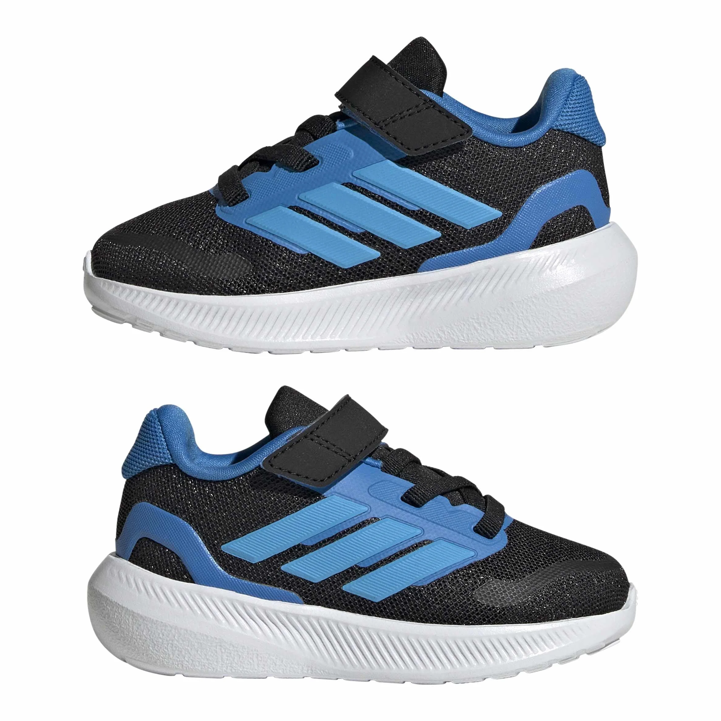 adidas Runfalcon 5 El I Scarpe Bambino, Nero/Blu