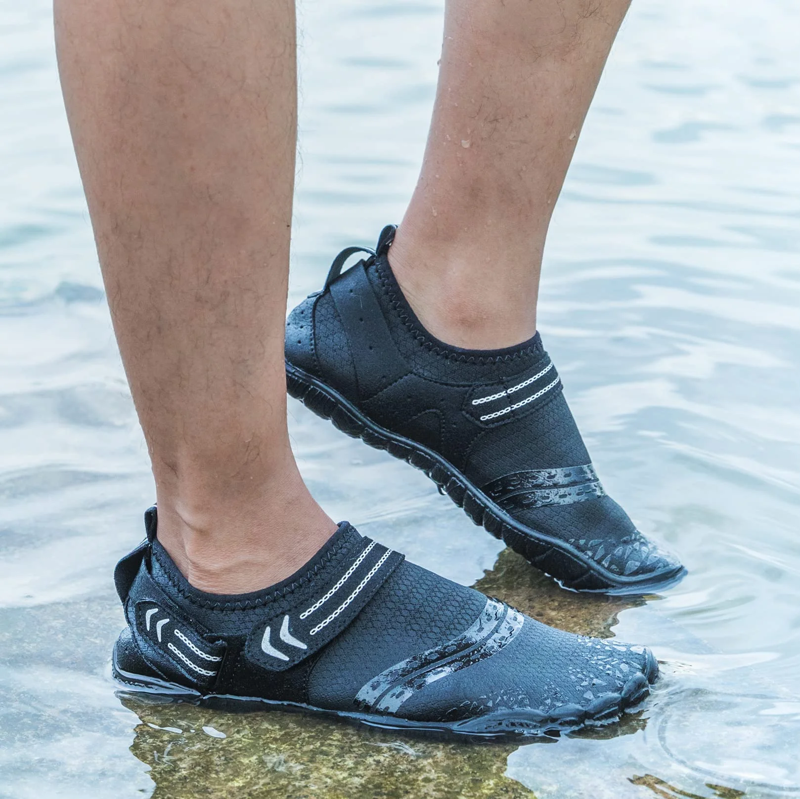 Josaywin Scarpe da Immersione Uomo Asciugatura Rapida Traspirante Antiscivolo Rete 40-50