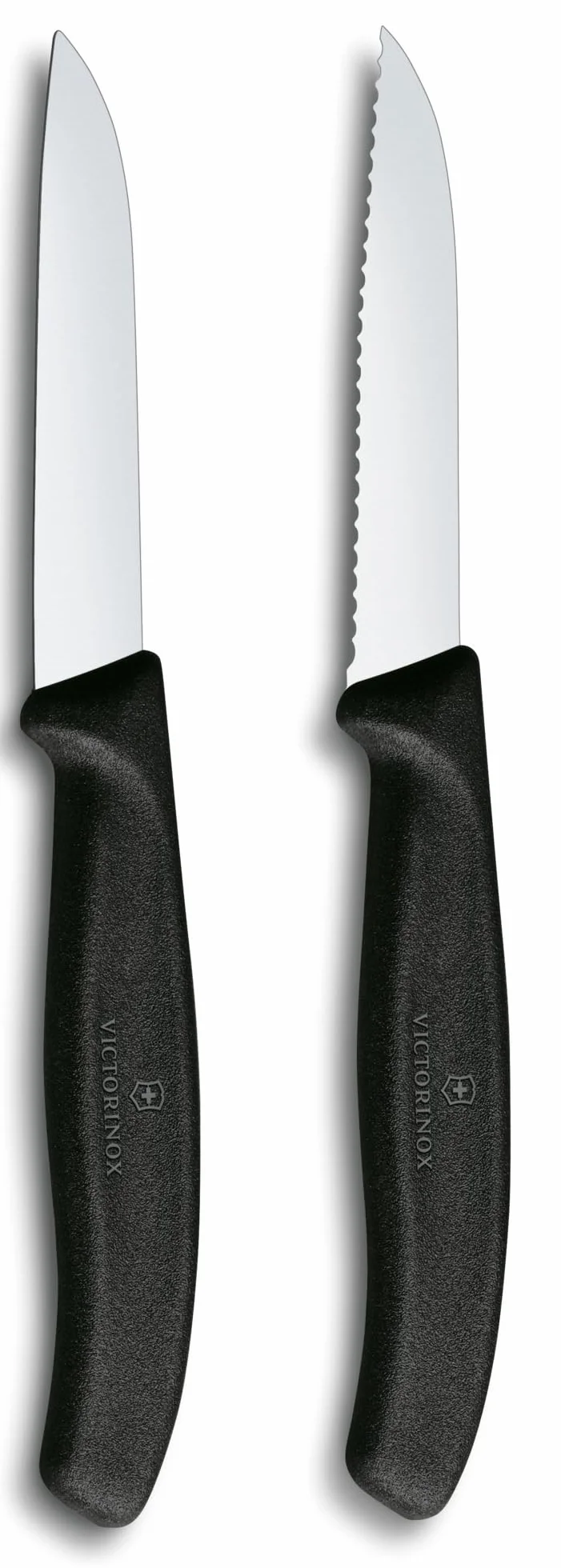 Victorinox Swiss Classic zestaw noży do warzyw 2 szt., 8 cm, czarny