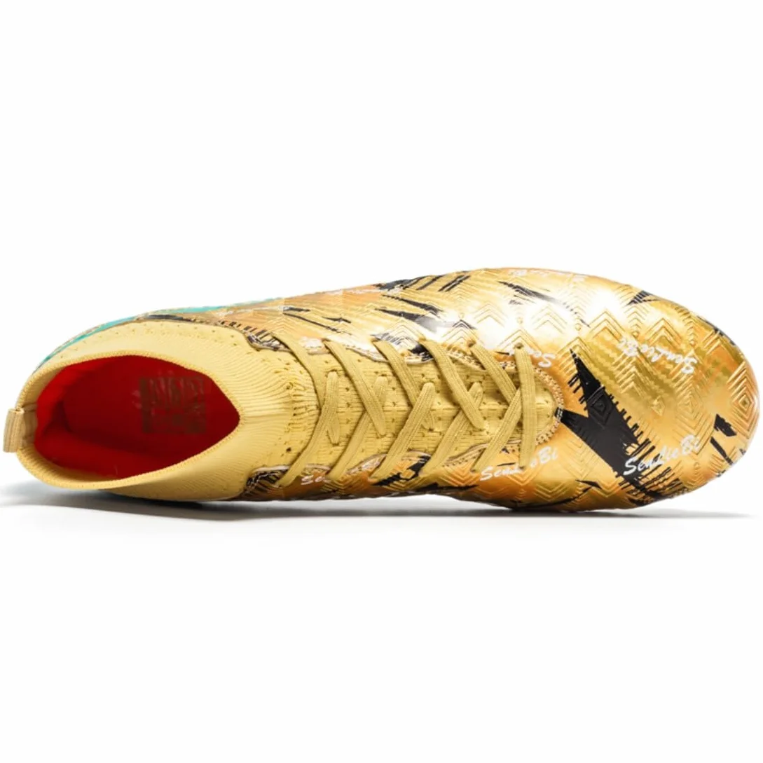 Scarpe da Calcio da Uomo Scarpe Alte da Sintetica Scarpe Sportive da Bambino da Interno Scarpe da Atletica da Allenamento all'aperto