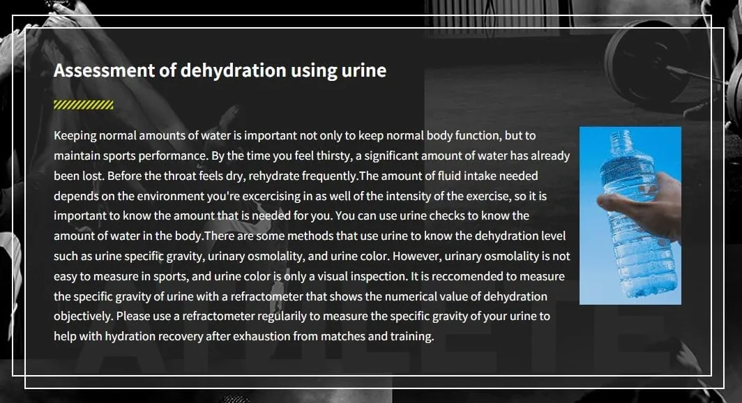 ATAGO Digital Hand-held Urine Specific Gravity Refractometer - PAL-ATHLETE (con cover in silicone, senza batterie)