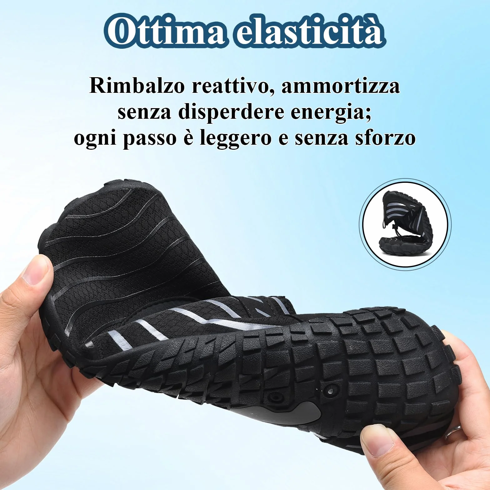 Atmativo Scarpe da Acqua Barefoot Uomo Donna 36-46 EU Asciugatrice Rapida Leggero
