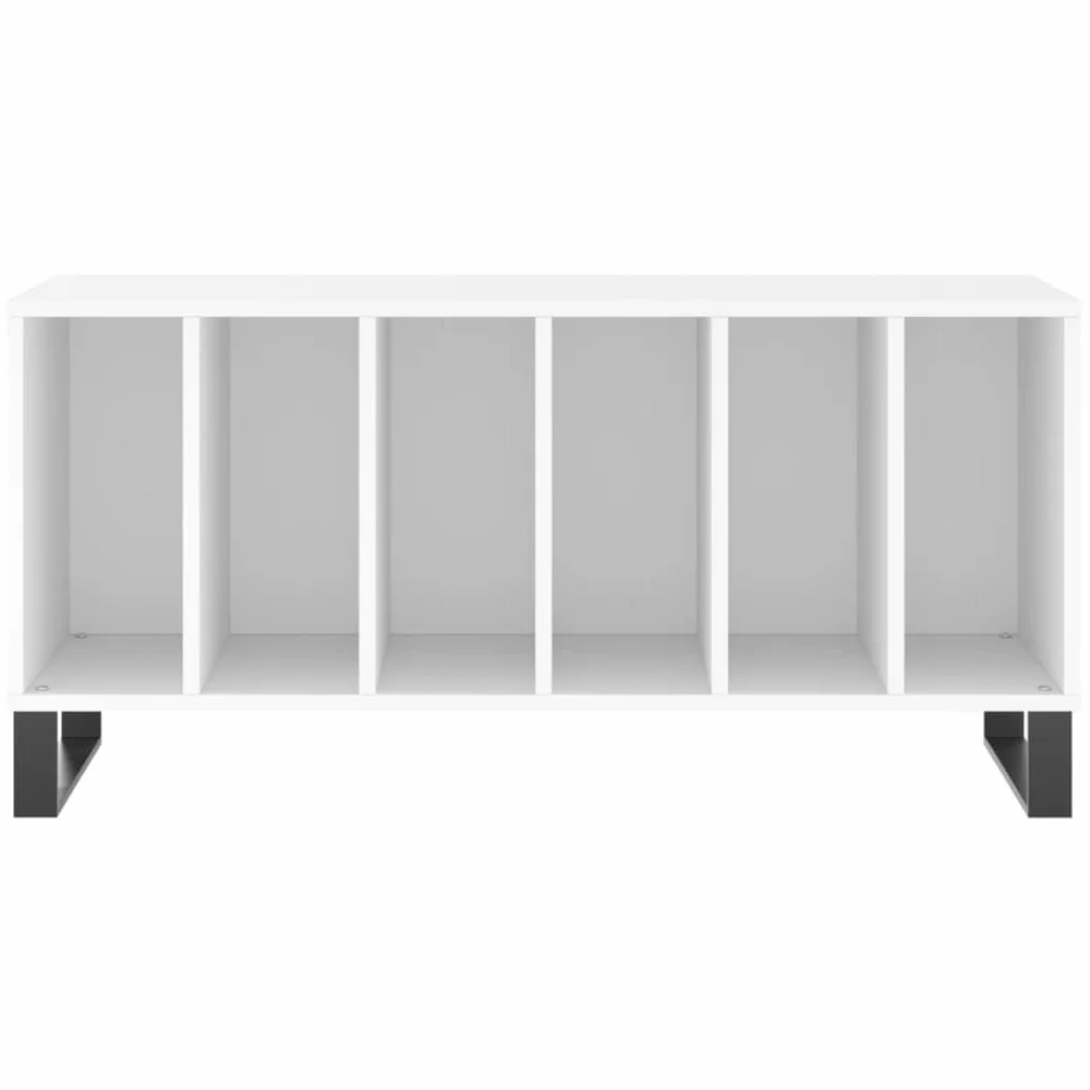 Generico Mobile Porta Dischi Bianco 100x38x48 cm in Legno Multistrato,Mobili,Armadietti e portaoggetti,Scaffali e armadietti per Supporti multimediali-831756