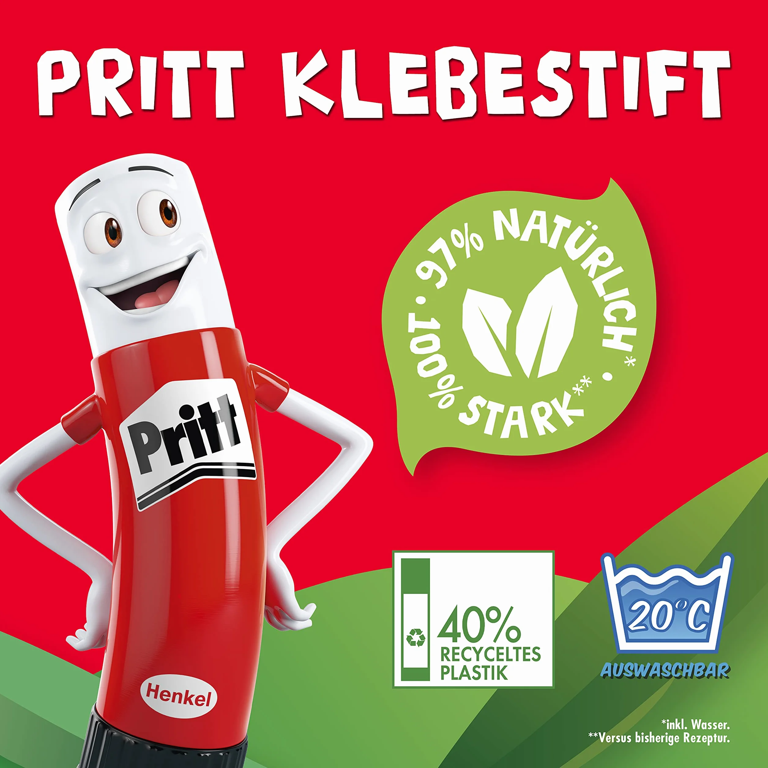 Pritt PKS42 - Scatola di colla stick con 24 stick di colla, originale, 43 g