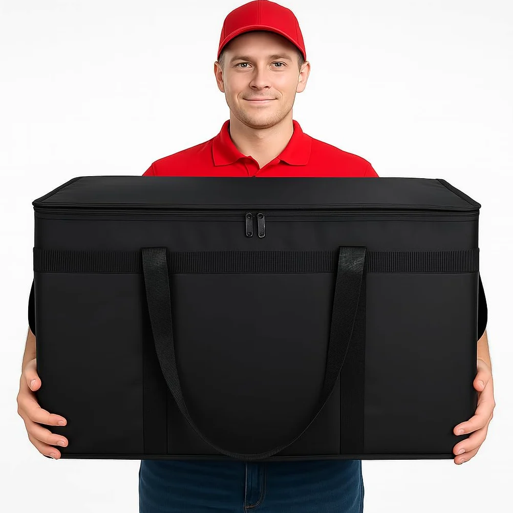 Bodaon borsa termica per la consegna degli alimenti borsa termica per alimenti caldi e freddi per uso commerciale per alimenti Doordash Grubhub Instacart e postmates grande capacità riutilizzabile