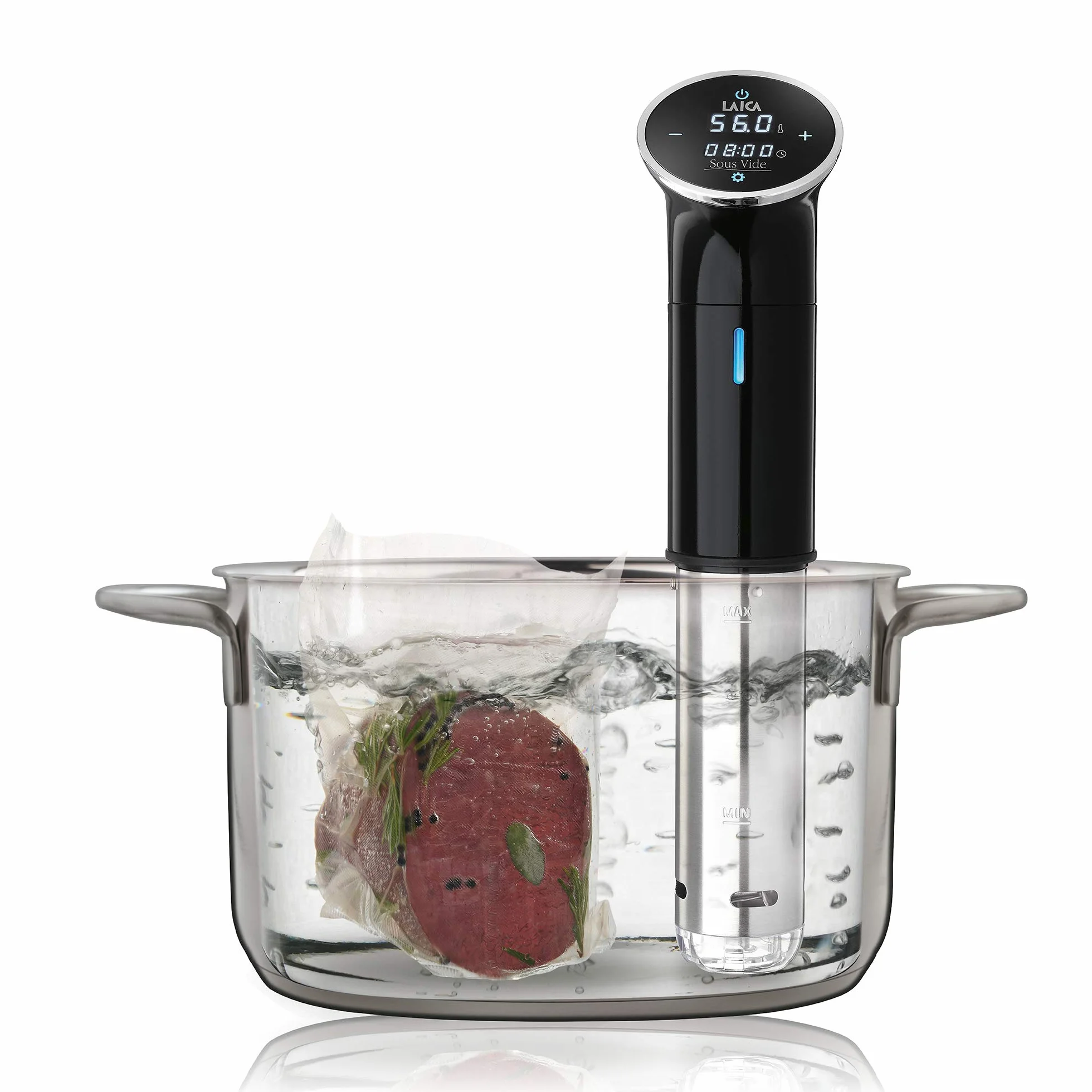 Laica Svc107 Sous Vide Termocircolatore a Immersione, Cottura Sottovuoto a Bassa Temperatura