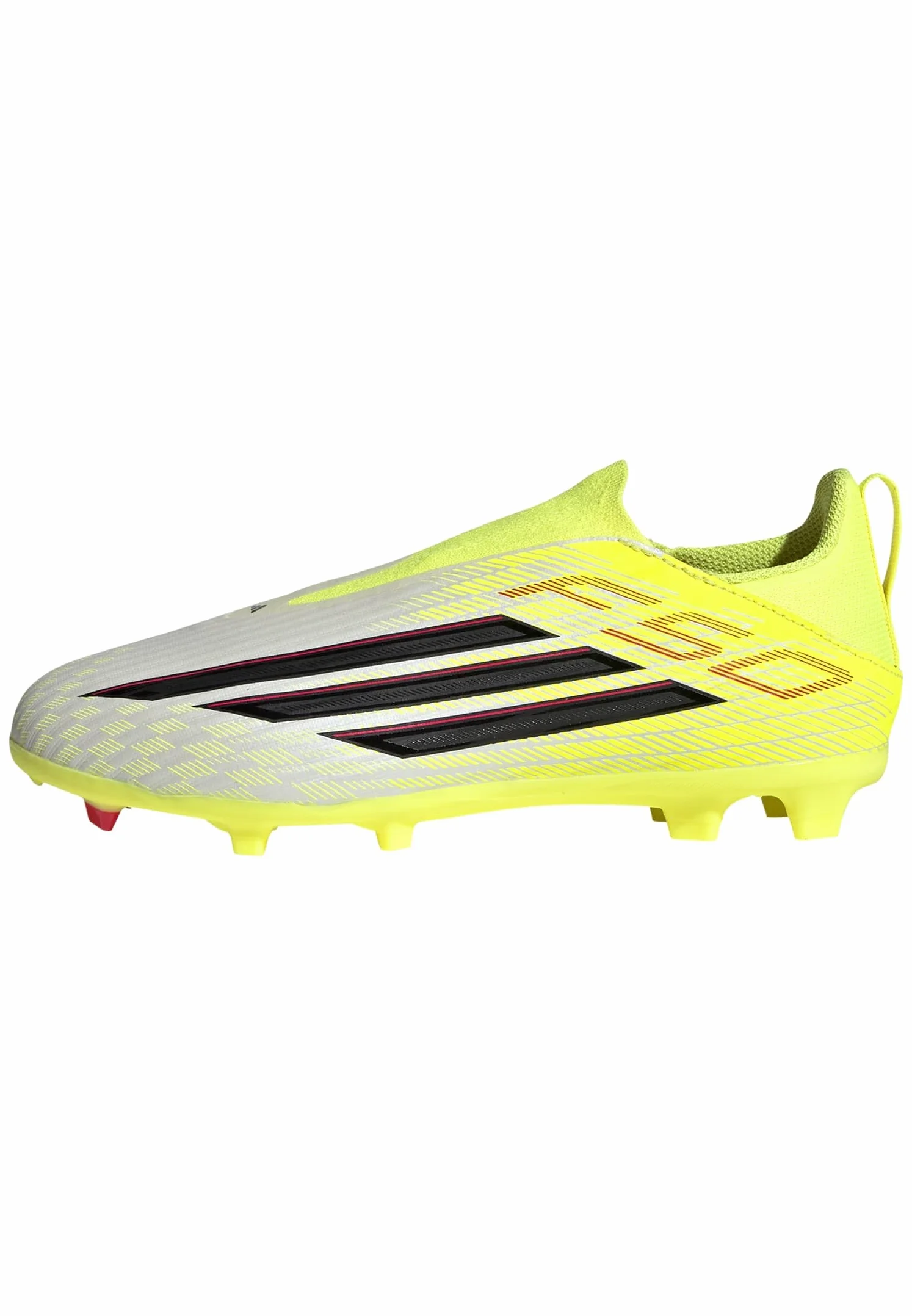 adidas Kids Scarpe da Calcio F50 League Senza Lacci per Terreni Naturali compatti/multiterreno per Bambini e Bambine