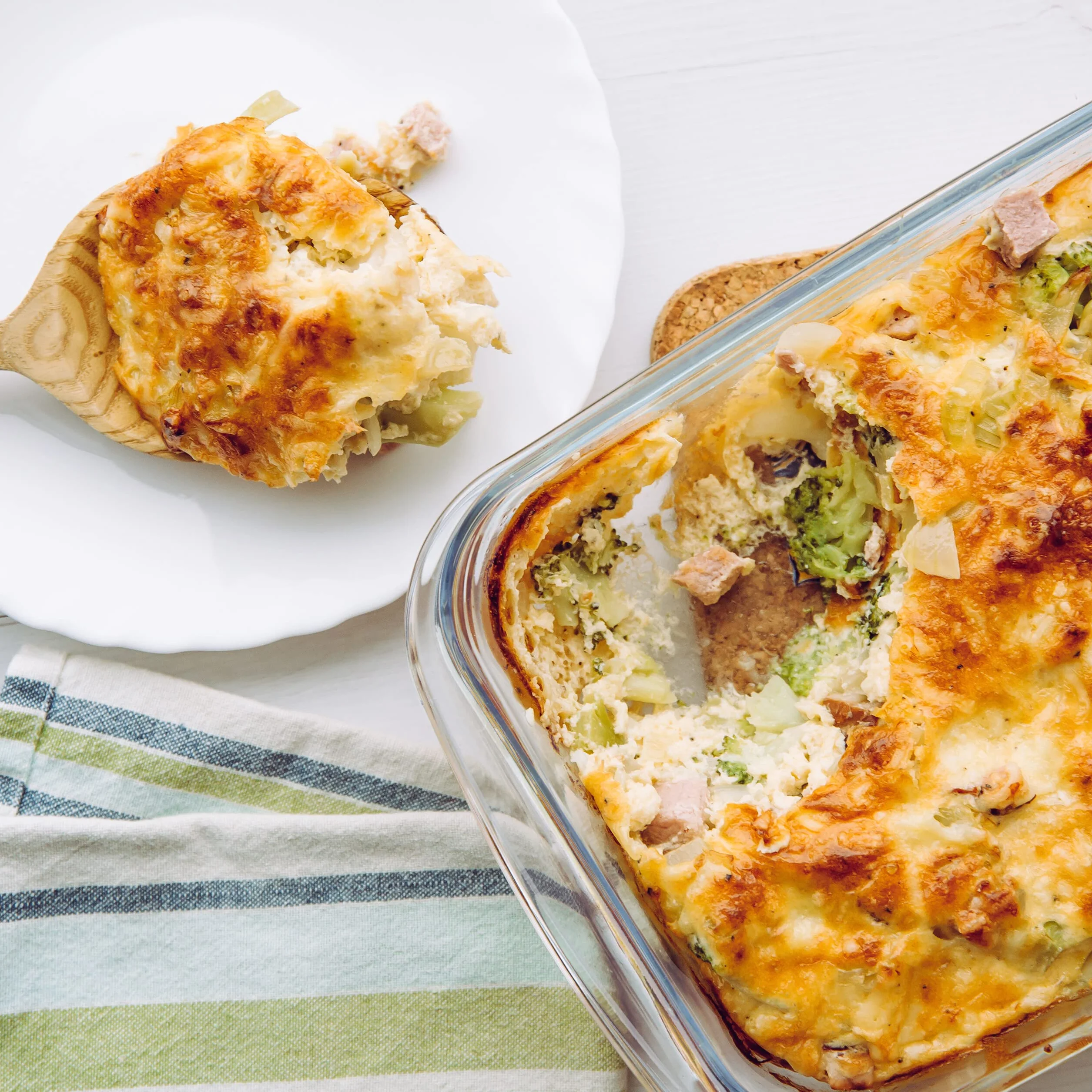 Relaxdays Set da 2 Pirofile da Forno, Teglie Rettangolari, Lasagnere in Vetro, Microonde e Lavastoviglie, Trasparenti