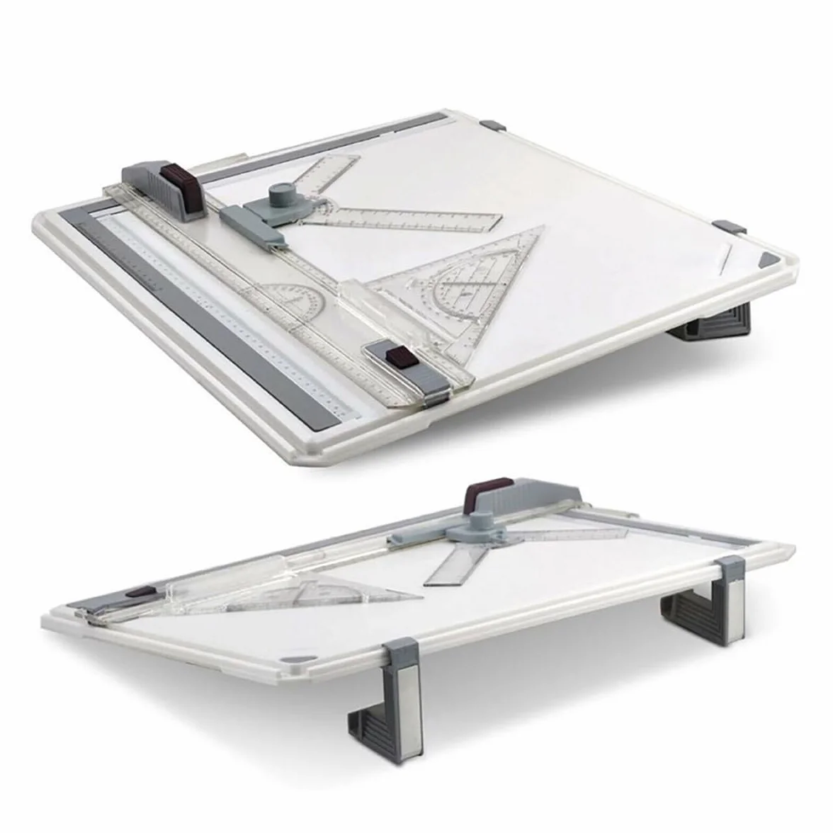 NEWFUN Lavagna da Disegno A3 Professionale, Rapid Drawing Board per Tavolo da Disegno, Binario Parallelo Angolo Regolabile