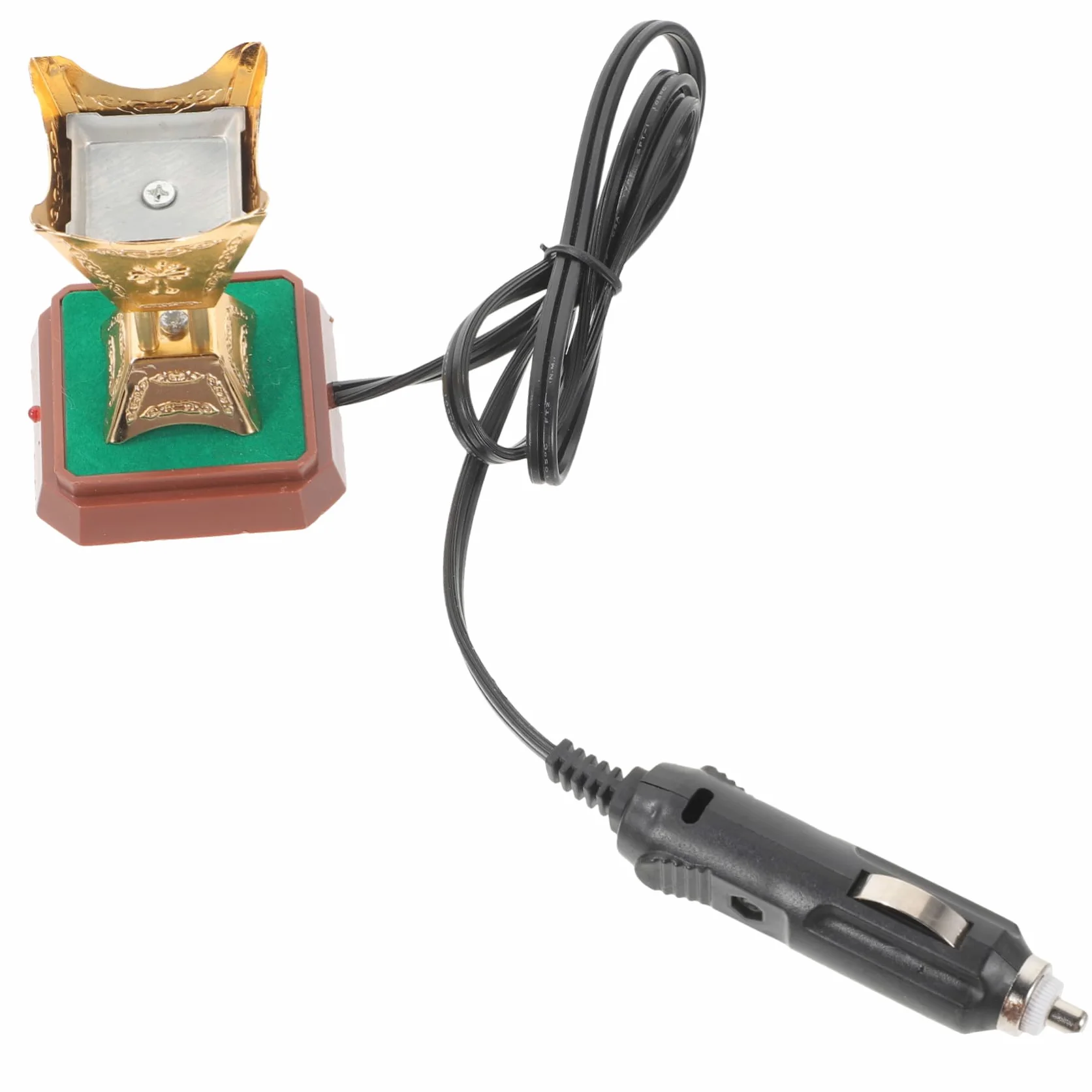Didiseaon 5 Pezzi bruciatore di incenso aromatico sanifica aria profumatore auto bruciatore di incenso elettrico di da tavolo arredamento incensiere porta incensiere