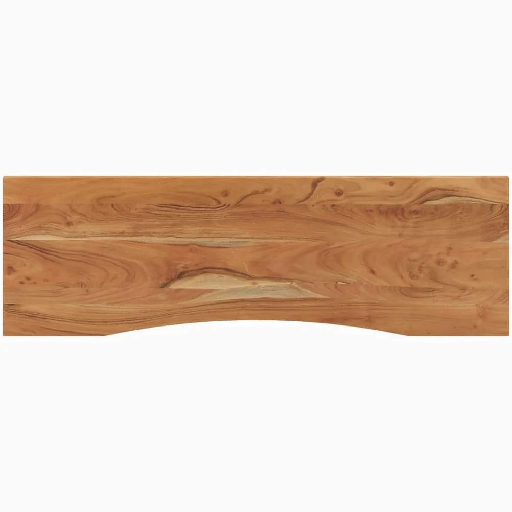 vidaXL Piano Scrivania 140x50x2,5cm Rettangolare Legno Massello Acacia, Piano per scrivania in Legno, Piano per scrivania da Ufficio, Piano